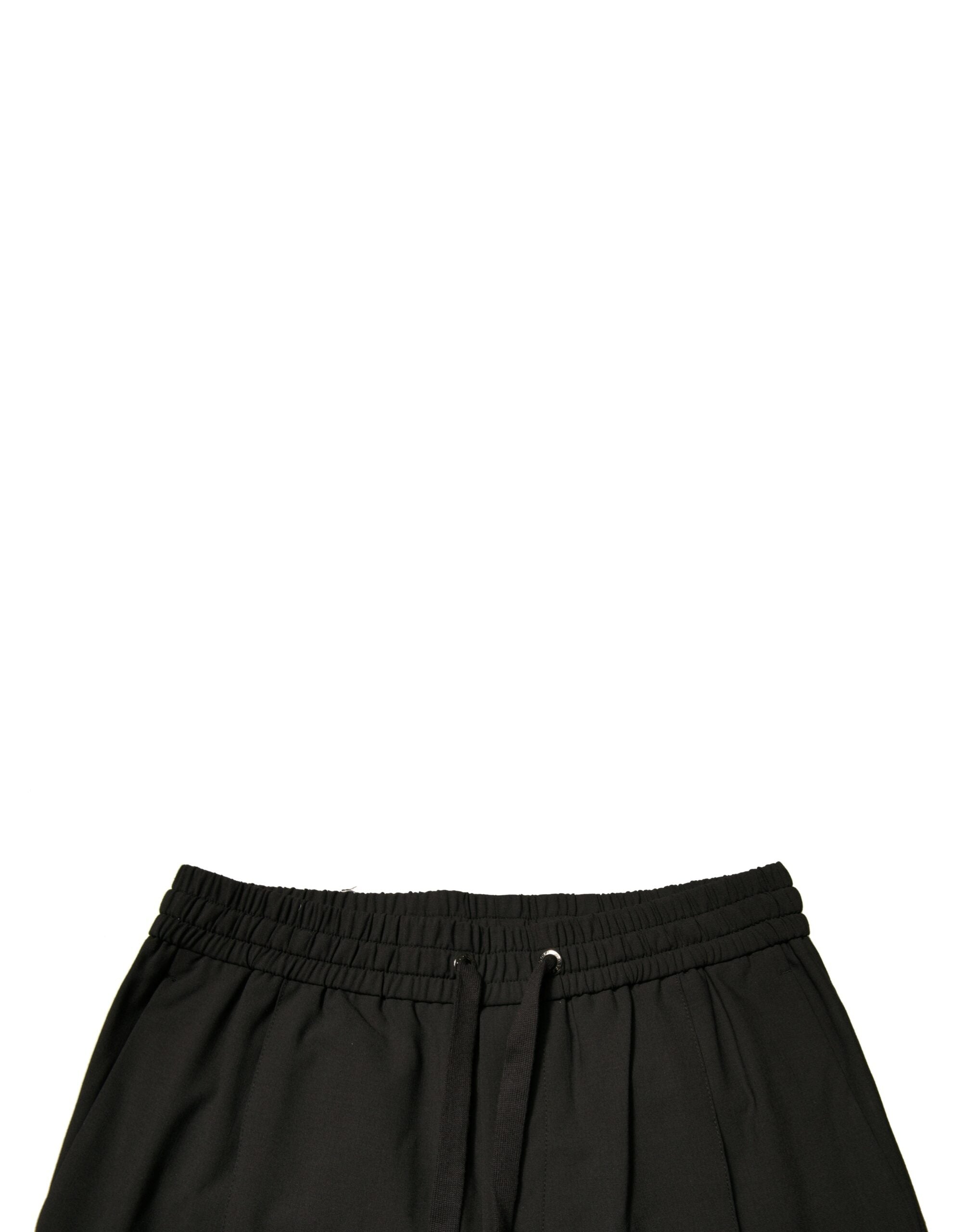 Dolce & Gabbana Black Wool Jogger Jogging Pants Dolce & Gabbana