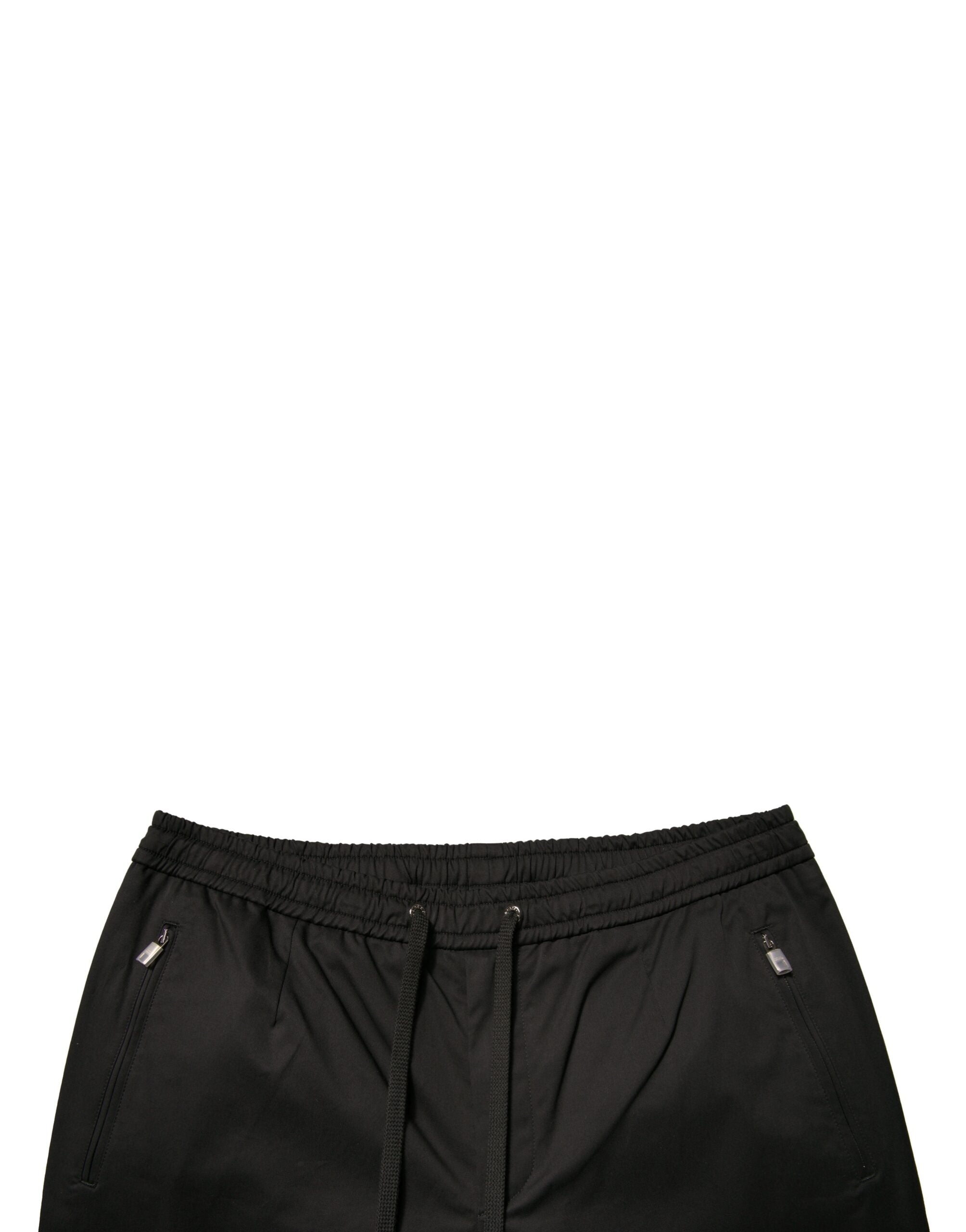 Dolce & Gabbana Black Cotton Stretch Jogger Sweatpants Pants Dolce & Gabbana