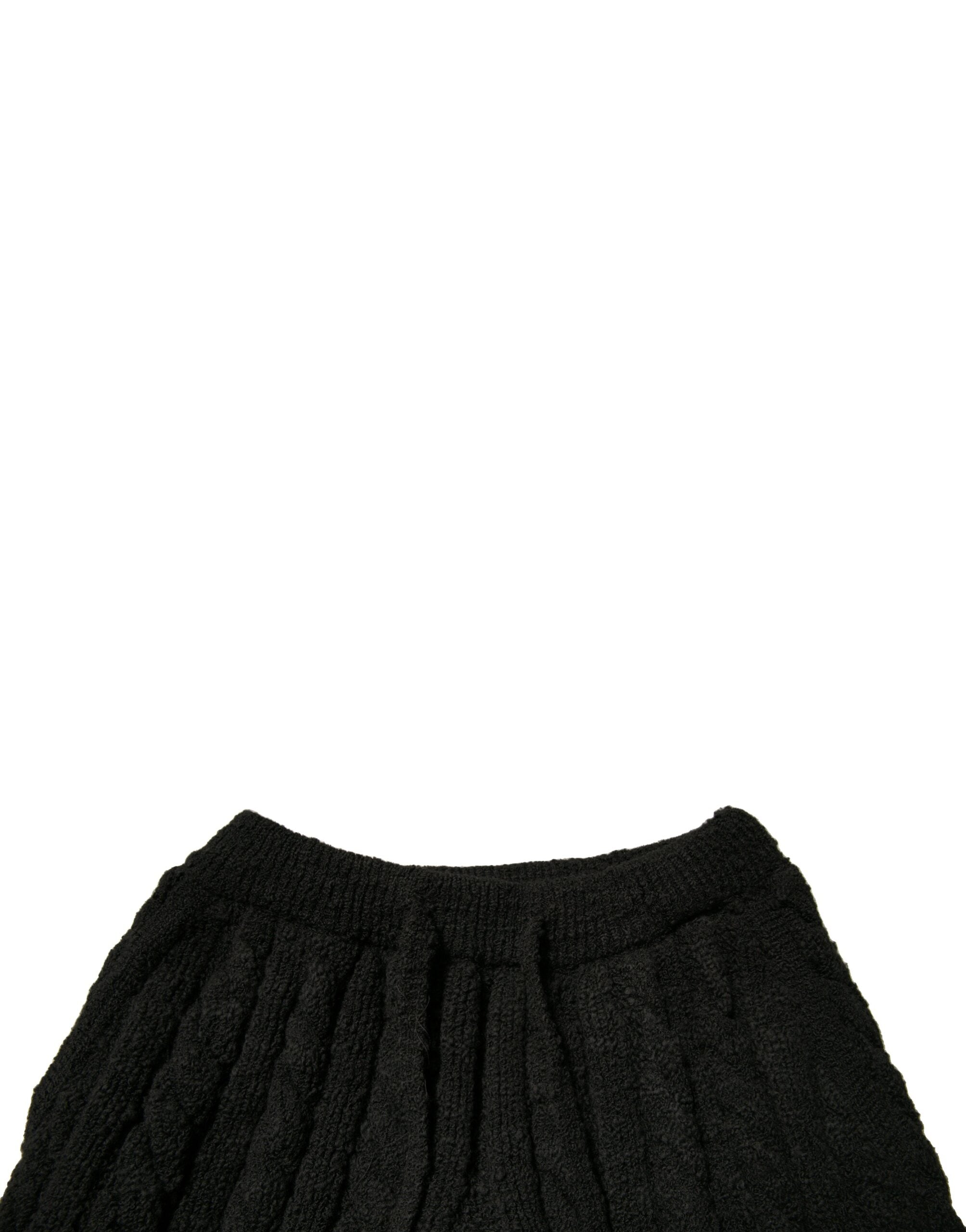 Dolce & Gabbana Black Wool Knitted Skinny Pants Dolce & Gabbana