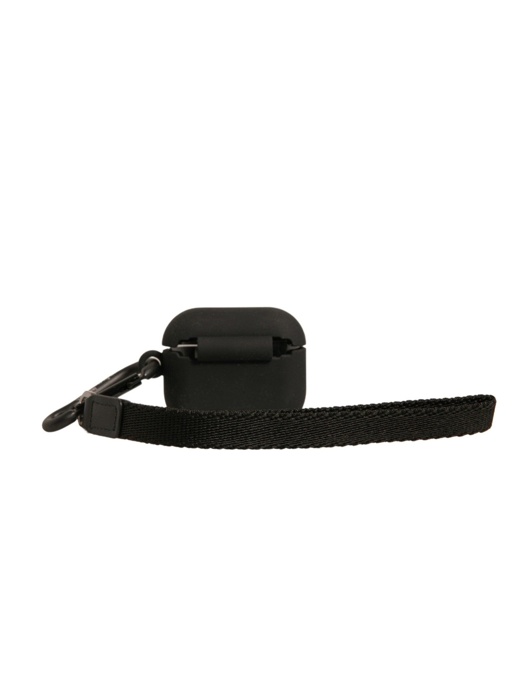 Dolce & Gabbana Black Silicone Rubber Logo Embossed Airpods Case Dolce & Gabbana