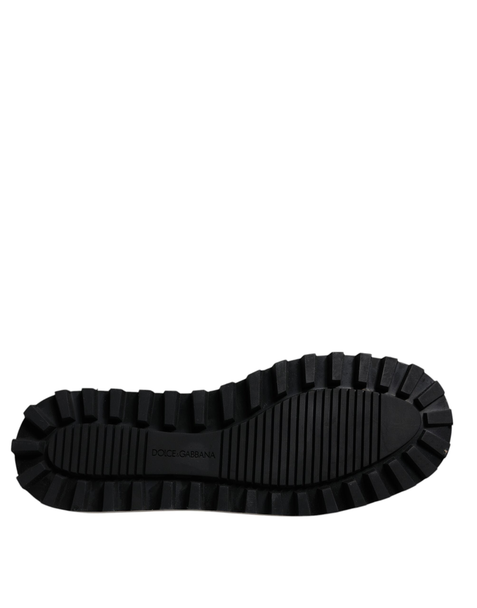 Dolce & Gabbana Black Nylon Quilted Logo Patch Sandals Slides Shoes Dolce & Gabbana