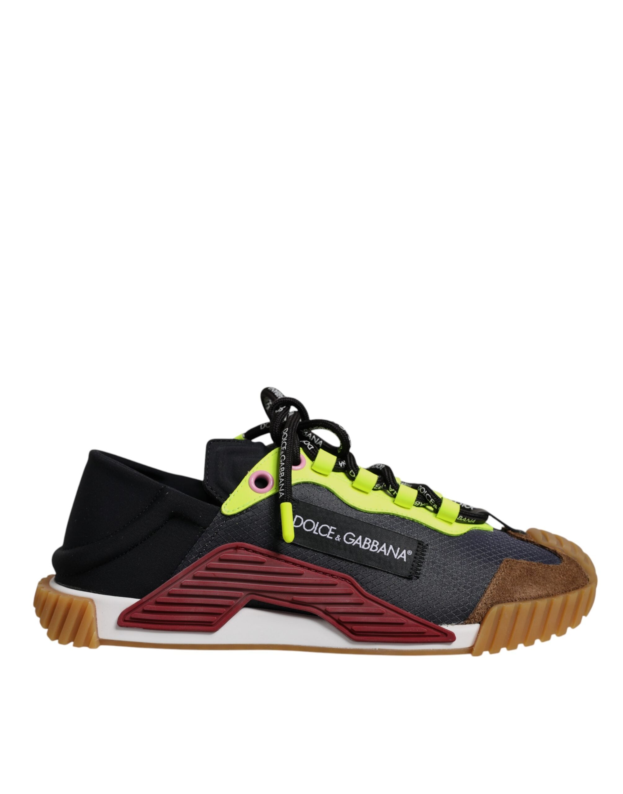 Dolce & Gabbana Multicolor Nylon Low Top NS1 Sneakers Shoes Dolce & Gabbana