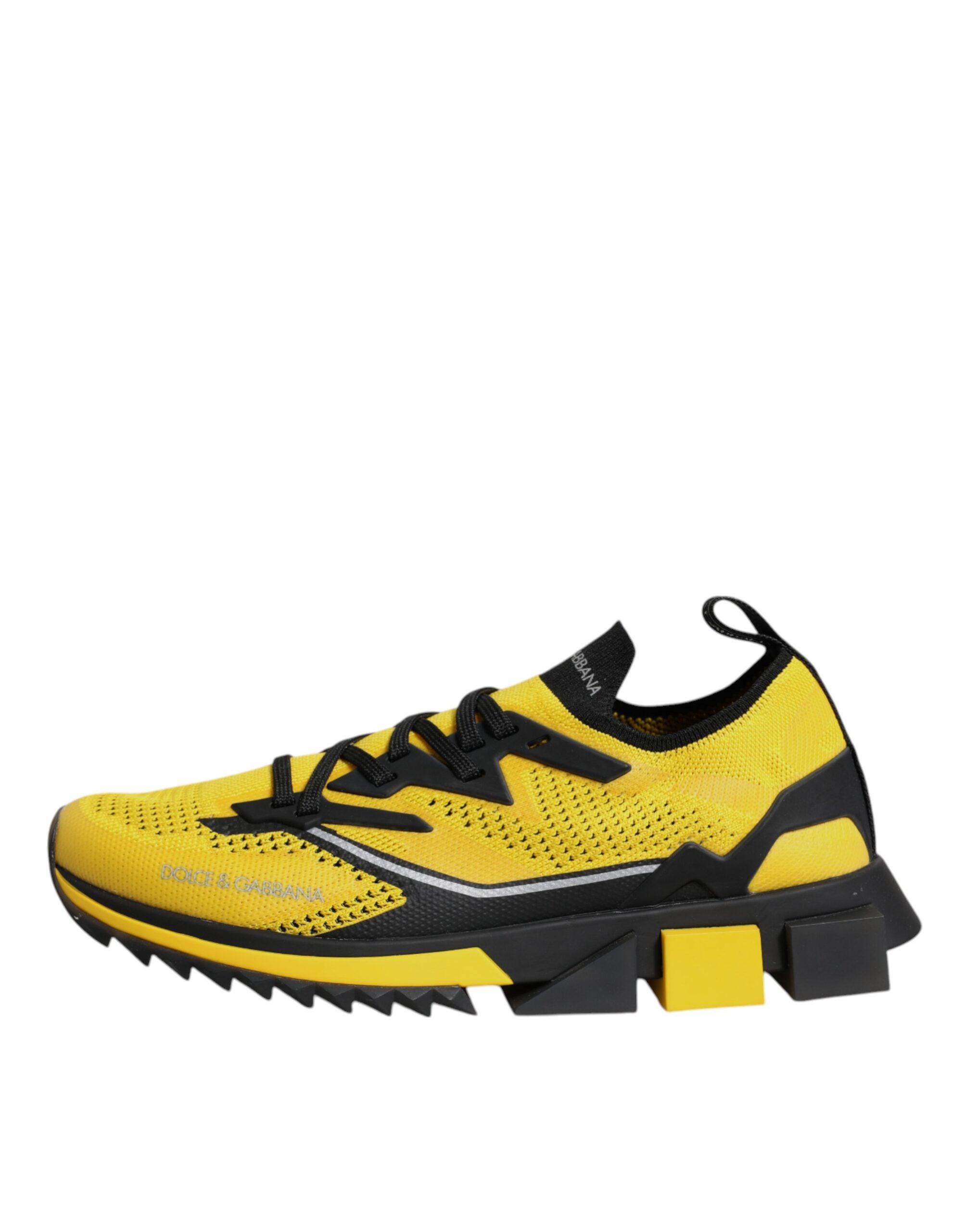 Dolce & Gabbana Yellow SORRENTO Sport Stretch Sneakers Shoes Dolce & Gabbana