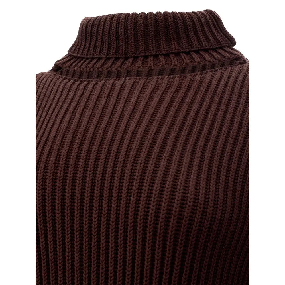 Bottega Veneta Brown Viscose Casual Dress Bottega Veneta