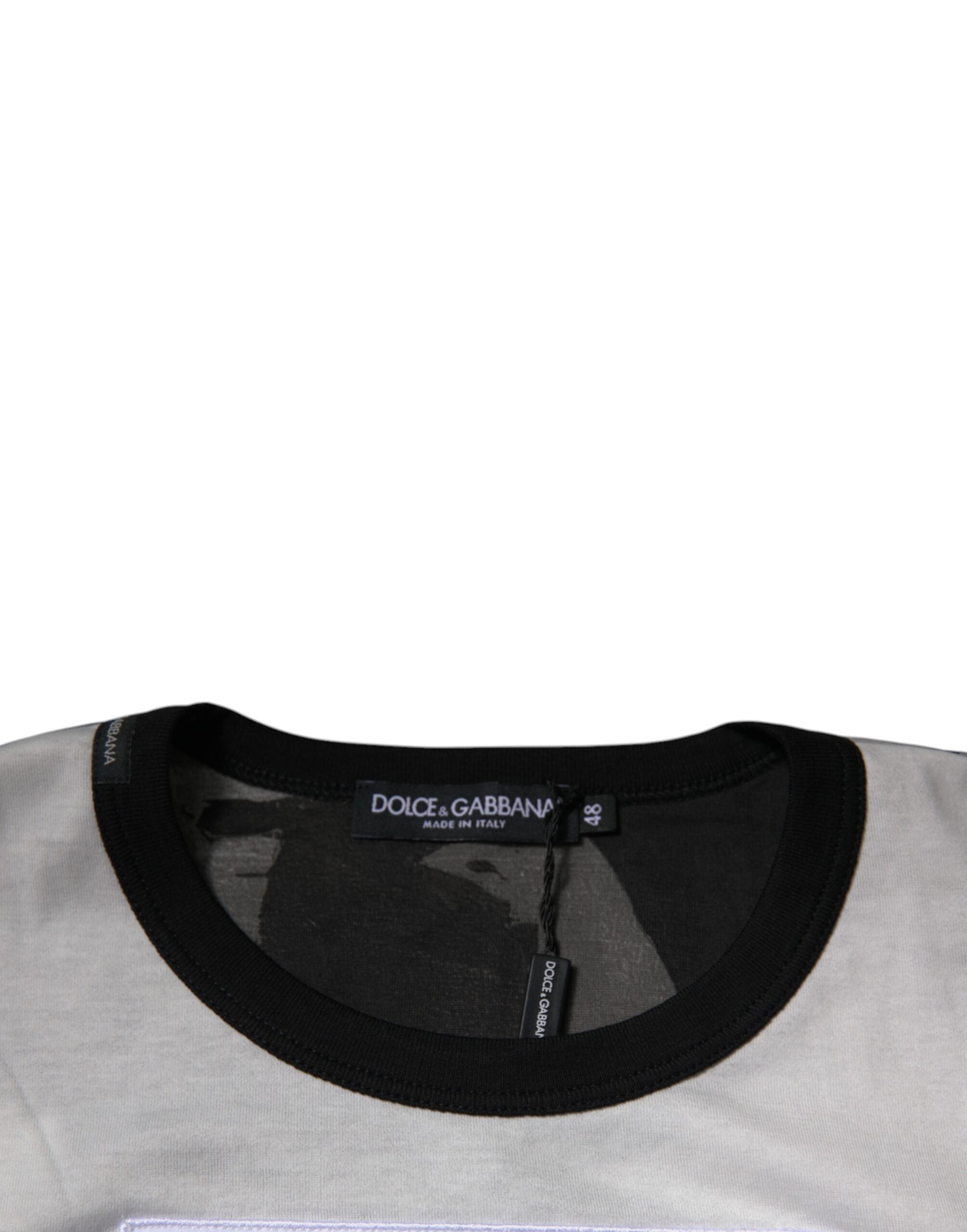 Dolce & Gabbana Multicolor Camouflage Crew Neck T-shirt Dolce & Gabbana
