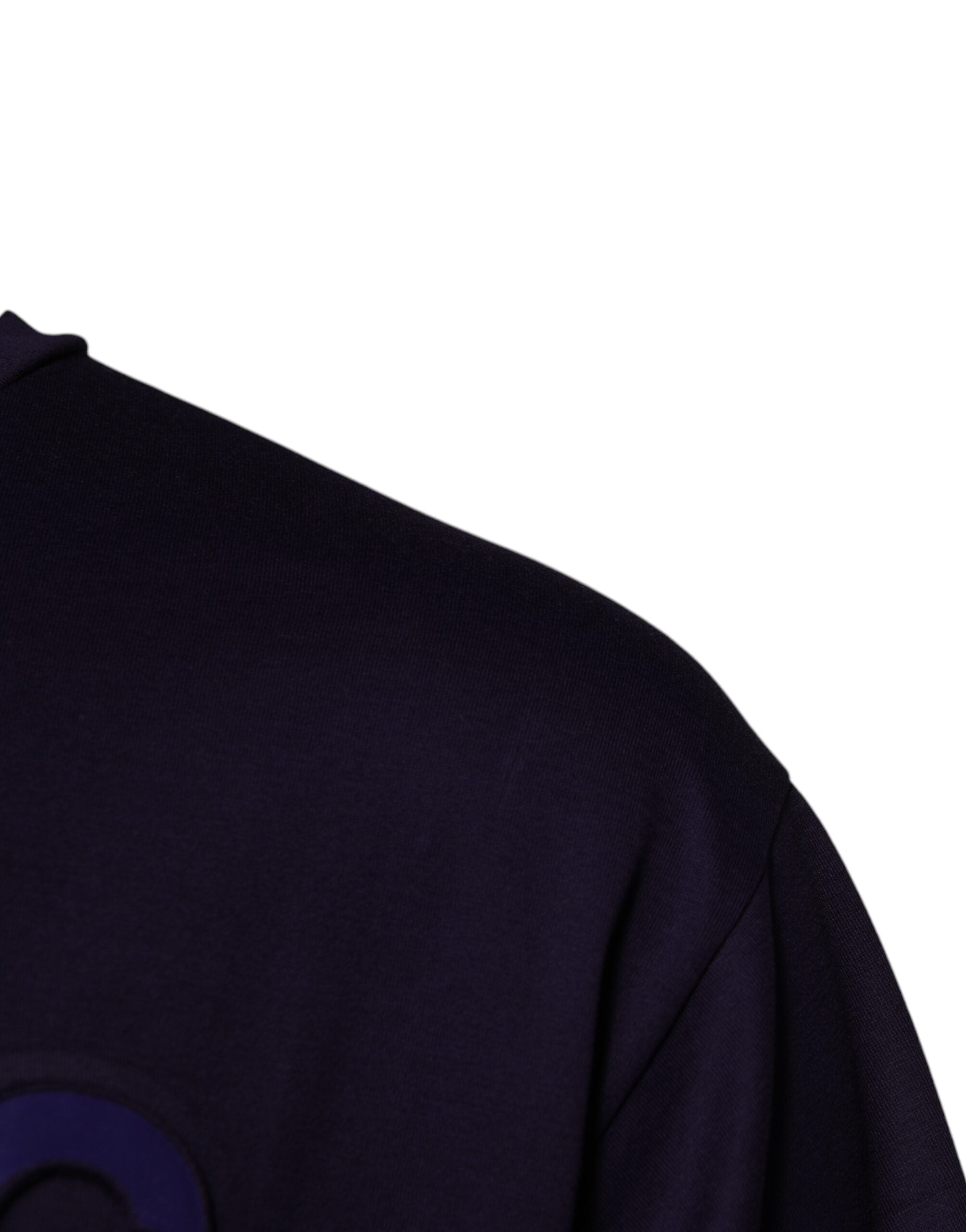 Dolce & Gabbana Navy Blue DG Logo Cotton Crew Neck T-shirt Dolce & Gabbana