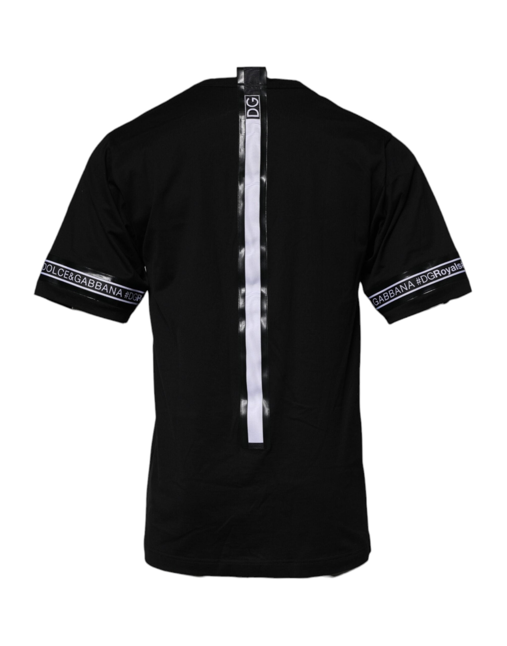 Dolce & Gabbana Black #DGMILLENNIALS Cotton Crew Neck T-shirt Dolce & Gabbana