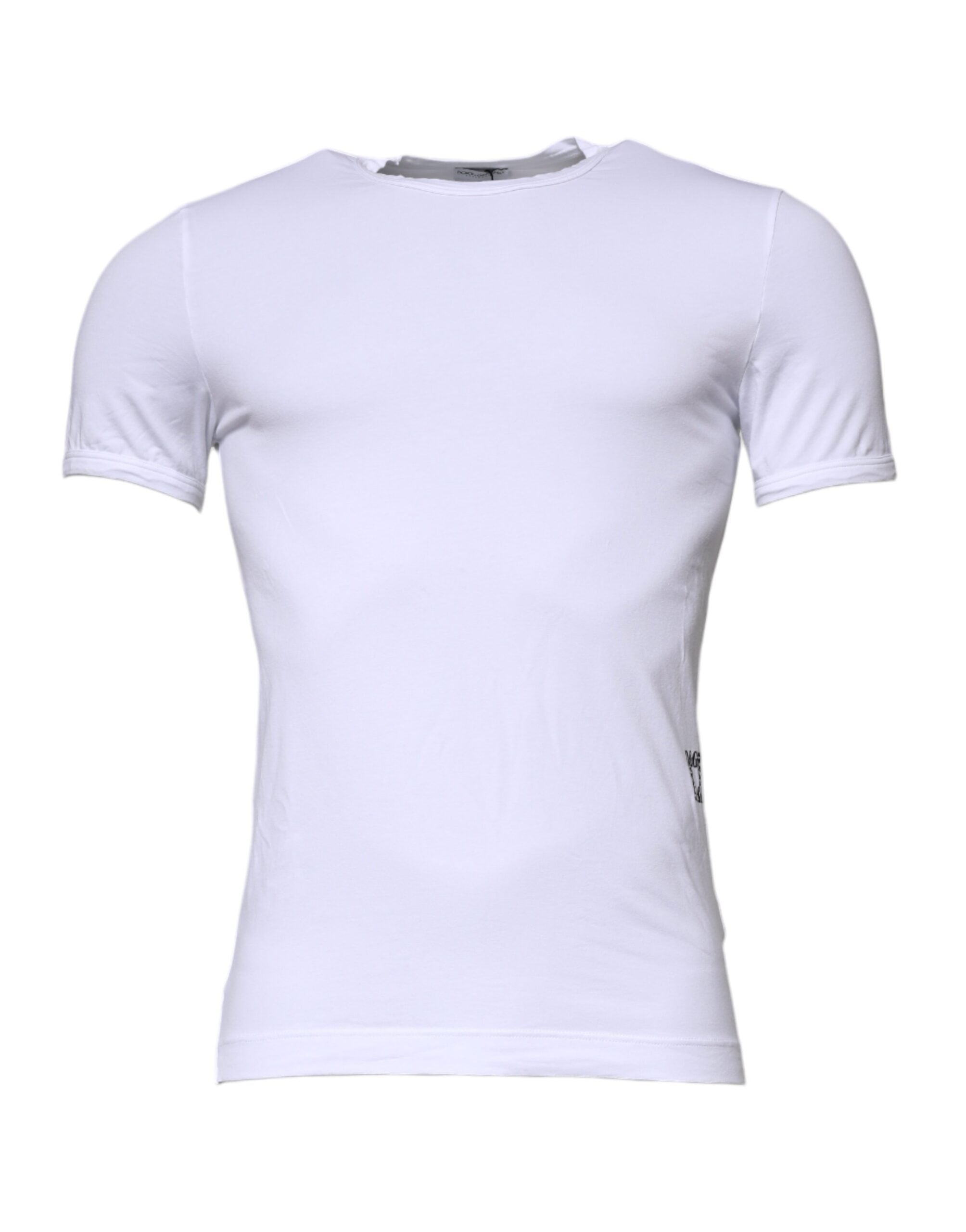 Dolce & Gabbana White Cotton Stretch Crewneck Underwear T-shirt Dolce & Gabbana