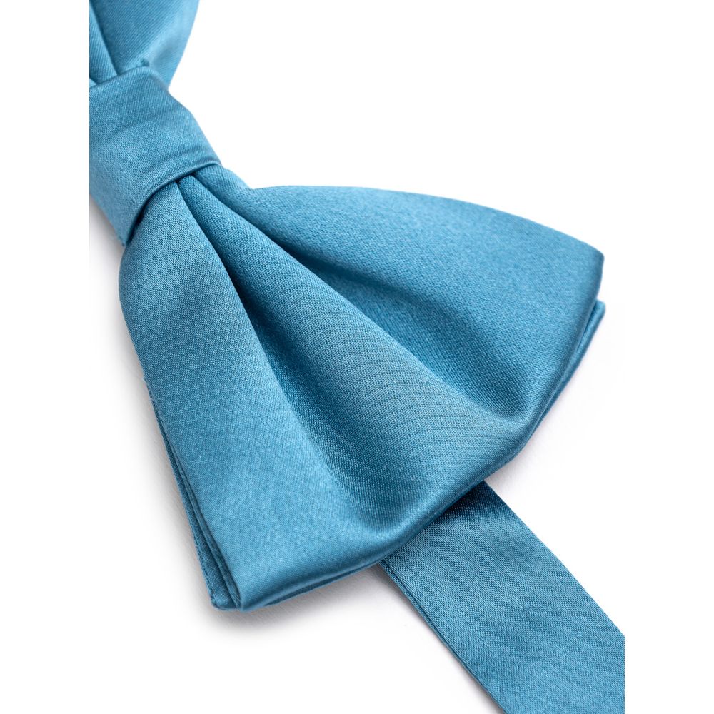 Dolce & Gabbana Blue Silk Bowtie Dolce & Gabbana
