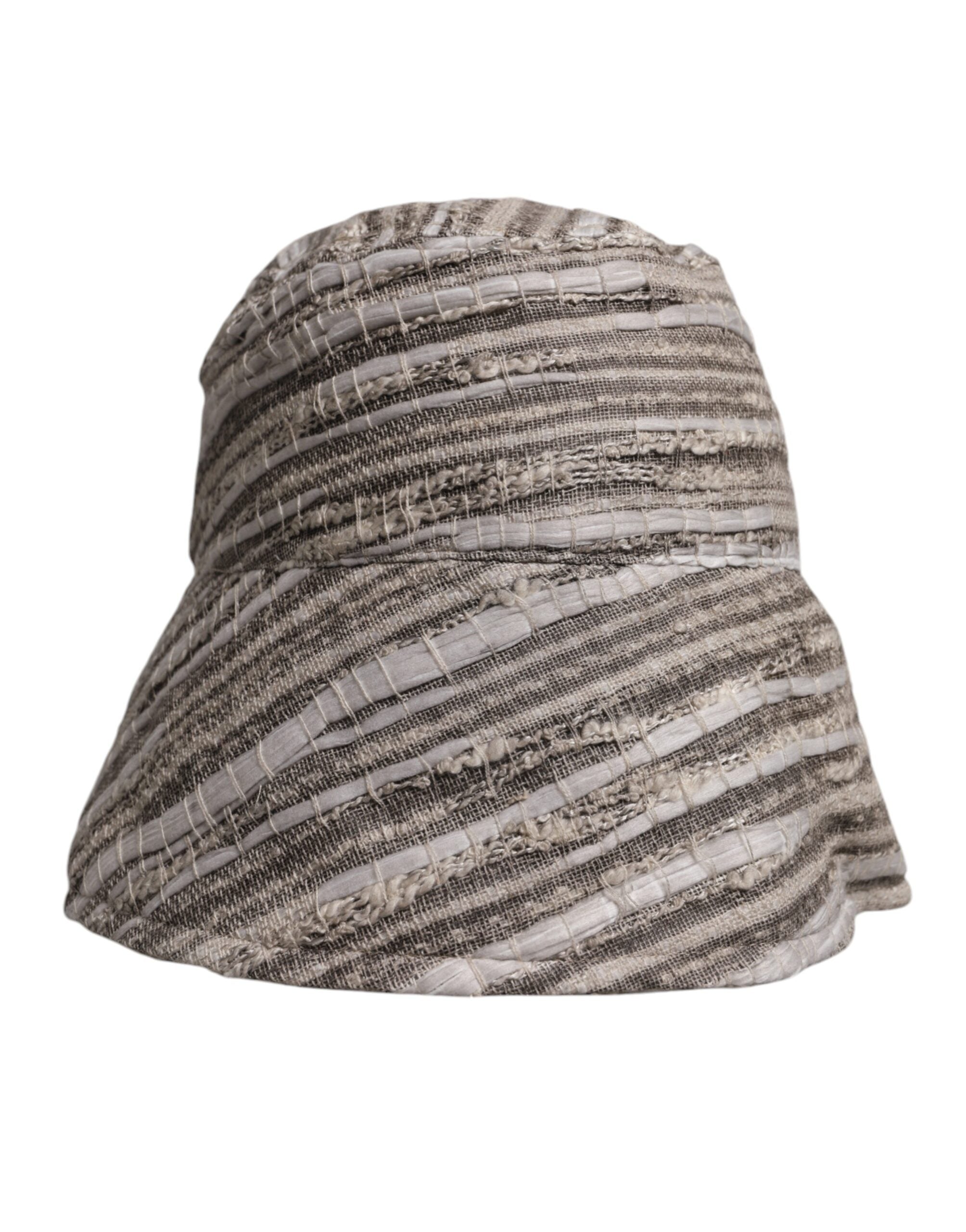 Dolce & Gabbana Multicolor Stripes Cotton Bucket Cap Dolce & Gabbana