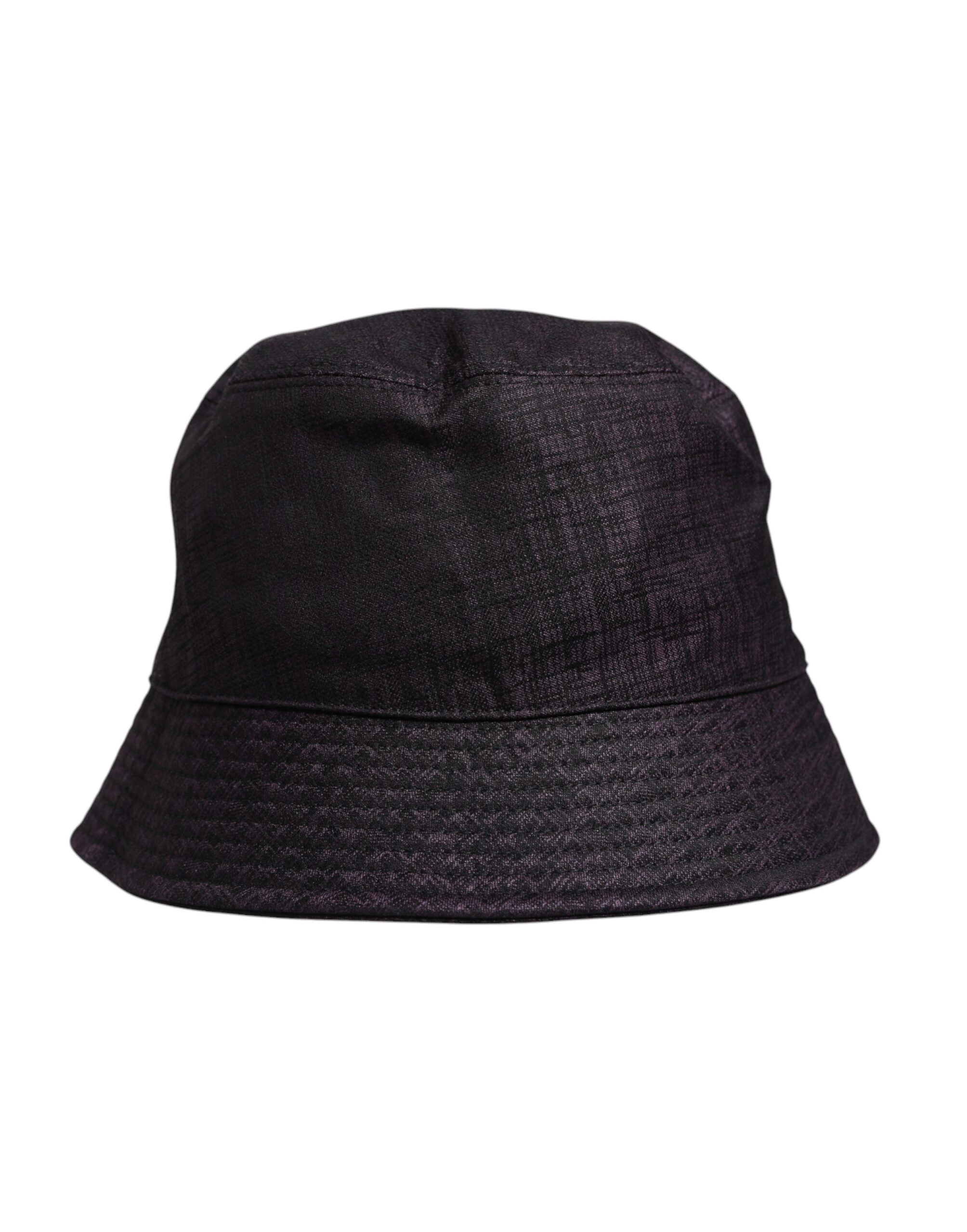 Dolce & Gabbana Black Wide Brim Nylon Bucket Hat Dolce & Gabbana