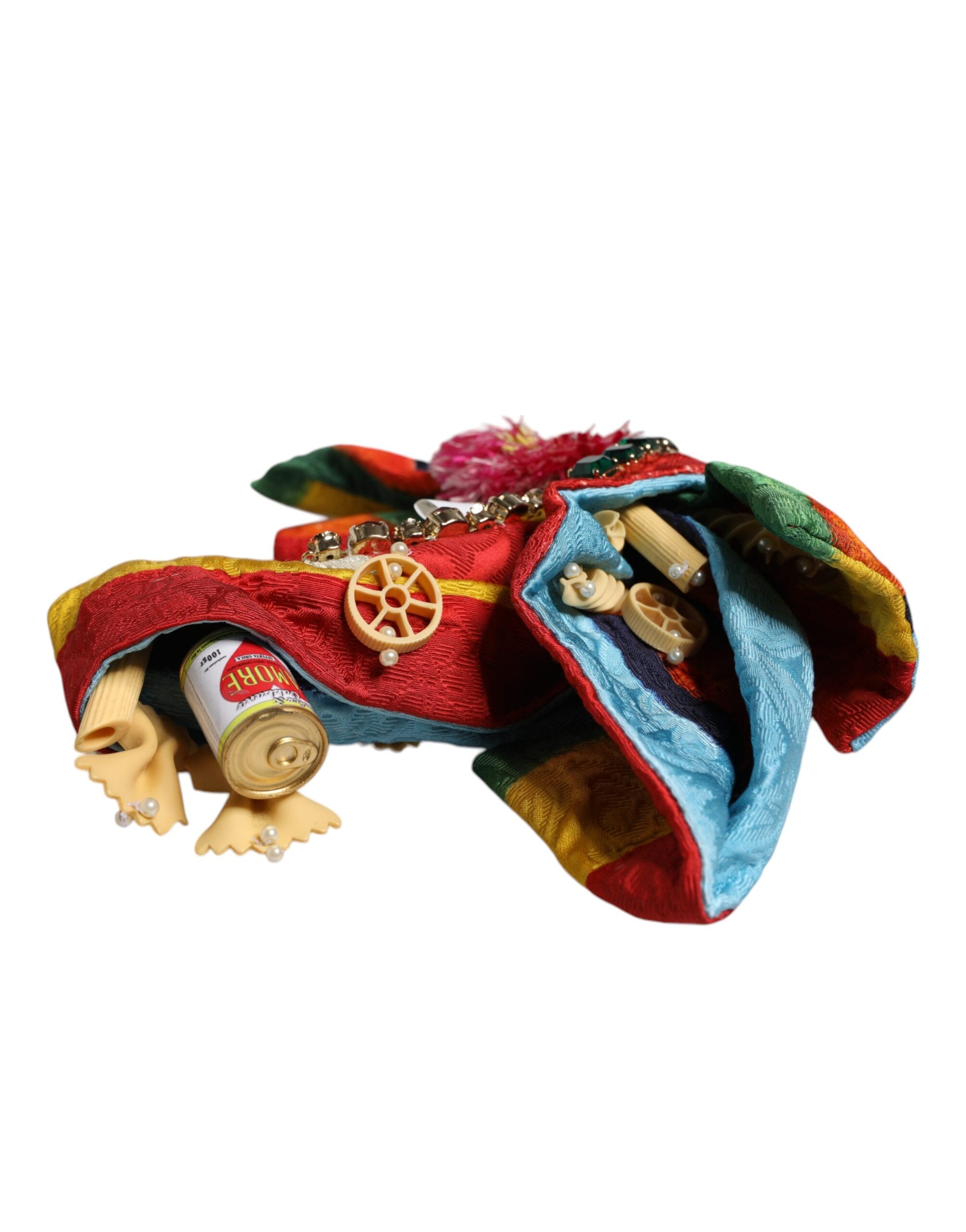 Dolce & Gabbana Multicolor Floral Crystal Embellished Diadem Headband Dolce & Gabbana