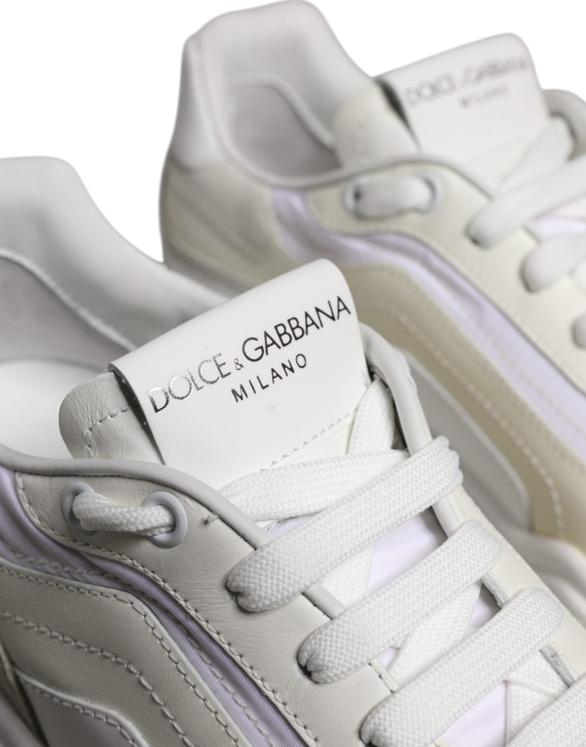 Dolce & Gabbana White Daymaster Low Top Sneakers Shoes Dolce & Gabbana