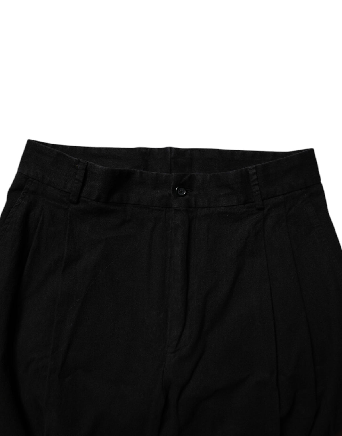 Dolce & Gabbana Black Cotton Stretch Skinny Pants