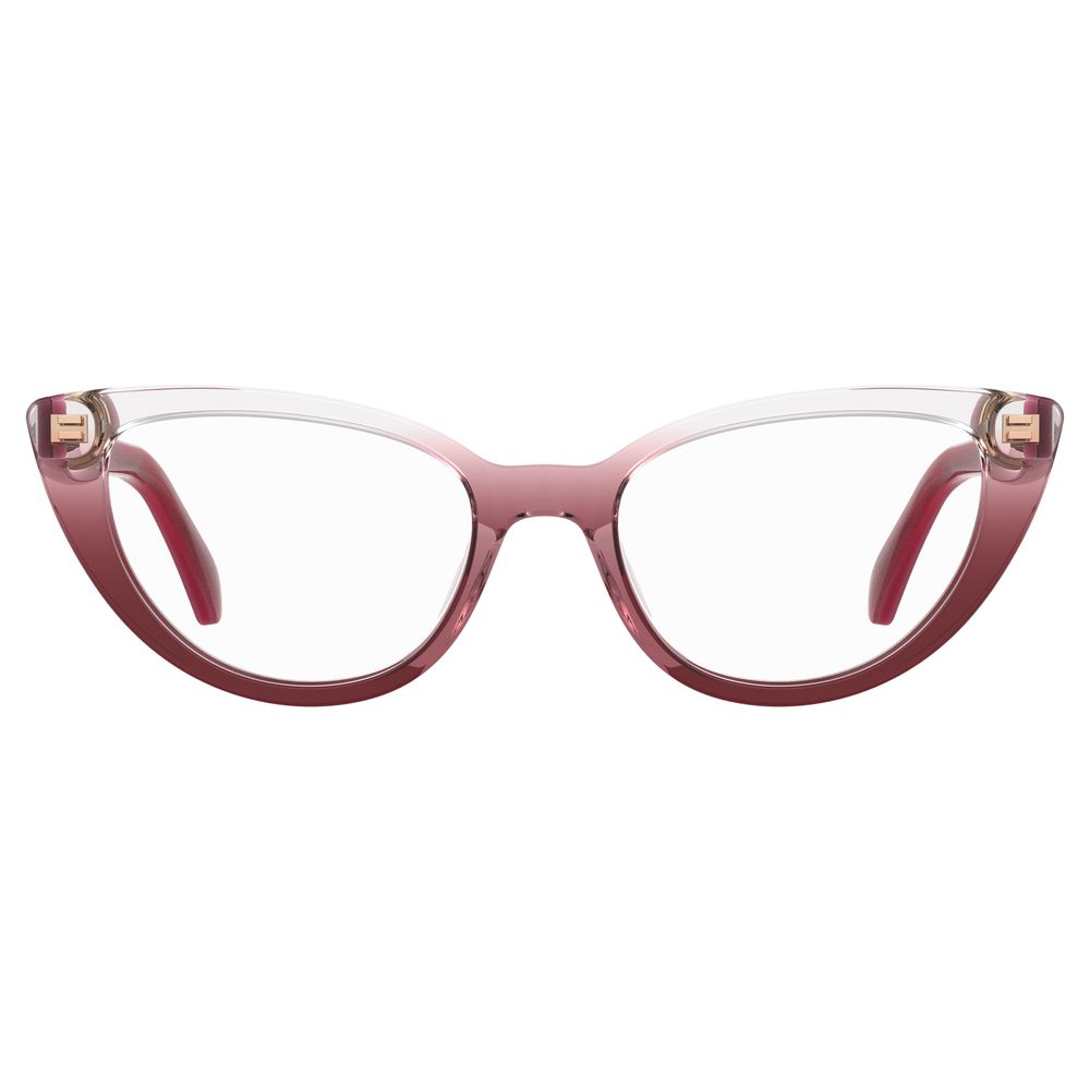 Moschino Red Acetate Glasses (Frames) Moschino