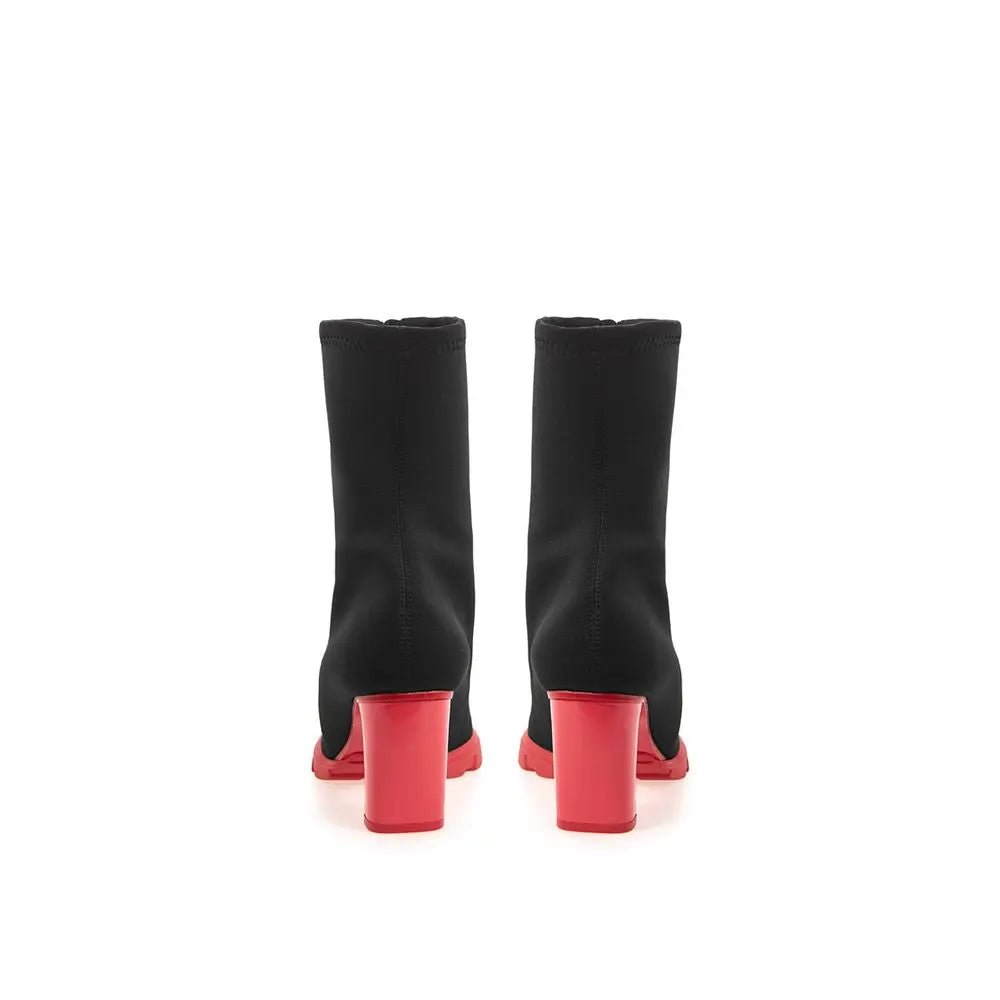 Alexander McQueen Black Neoprene Ankle Boots Alexander McQueen