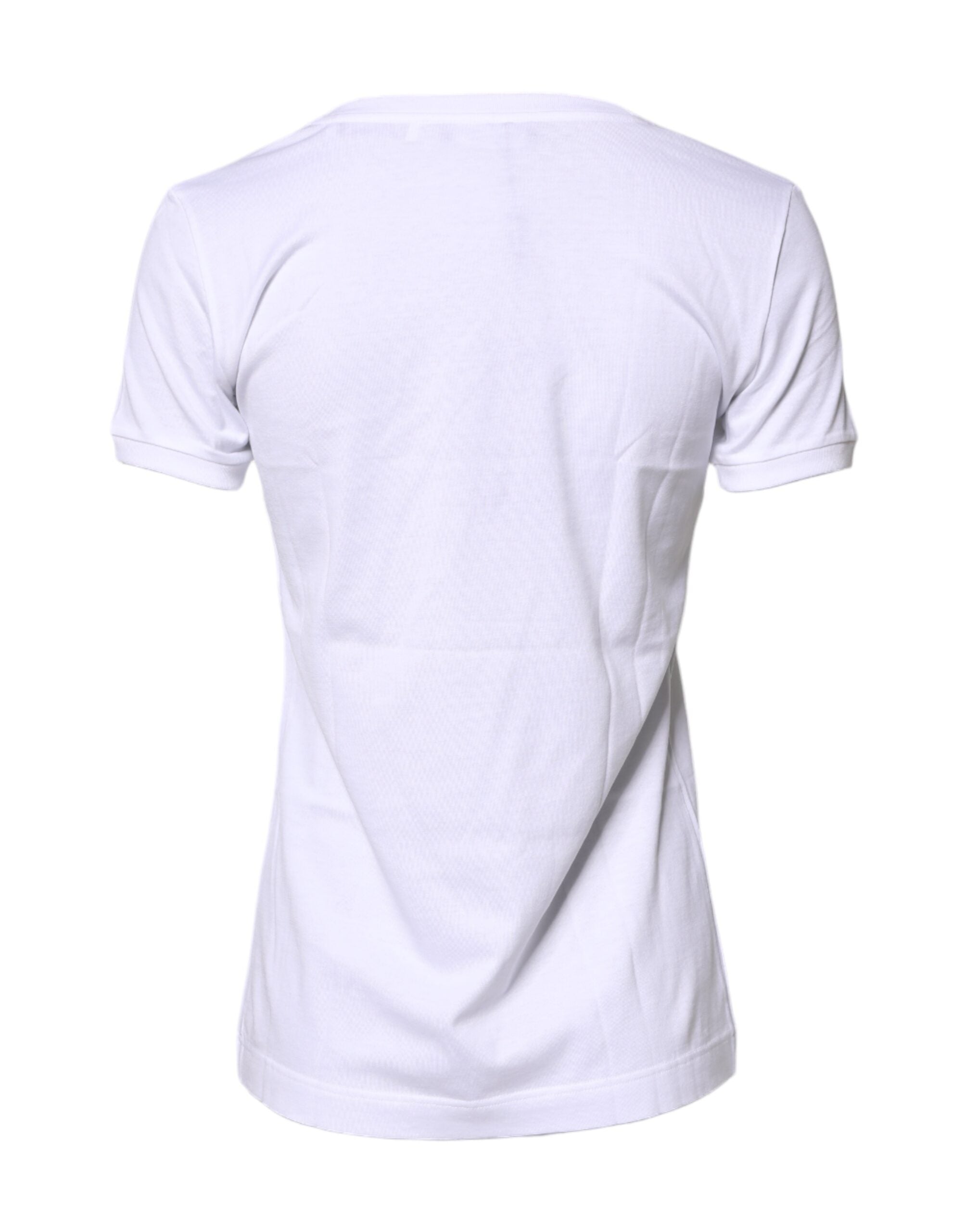 Dolce & Gabbana White #DGFamily Cotton Crew Neck T-shirt Dolce & Gabbana