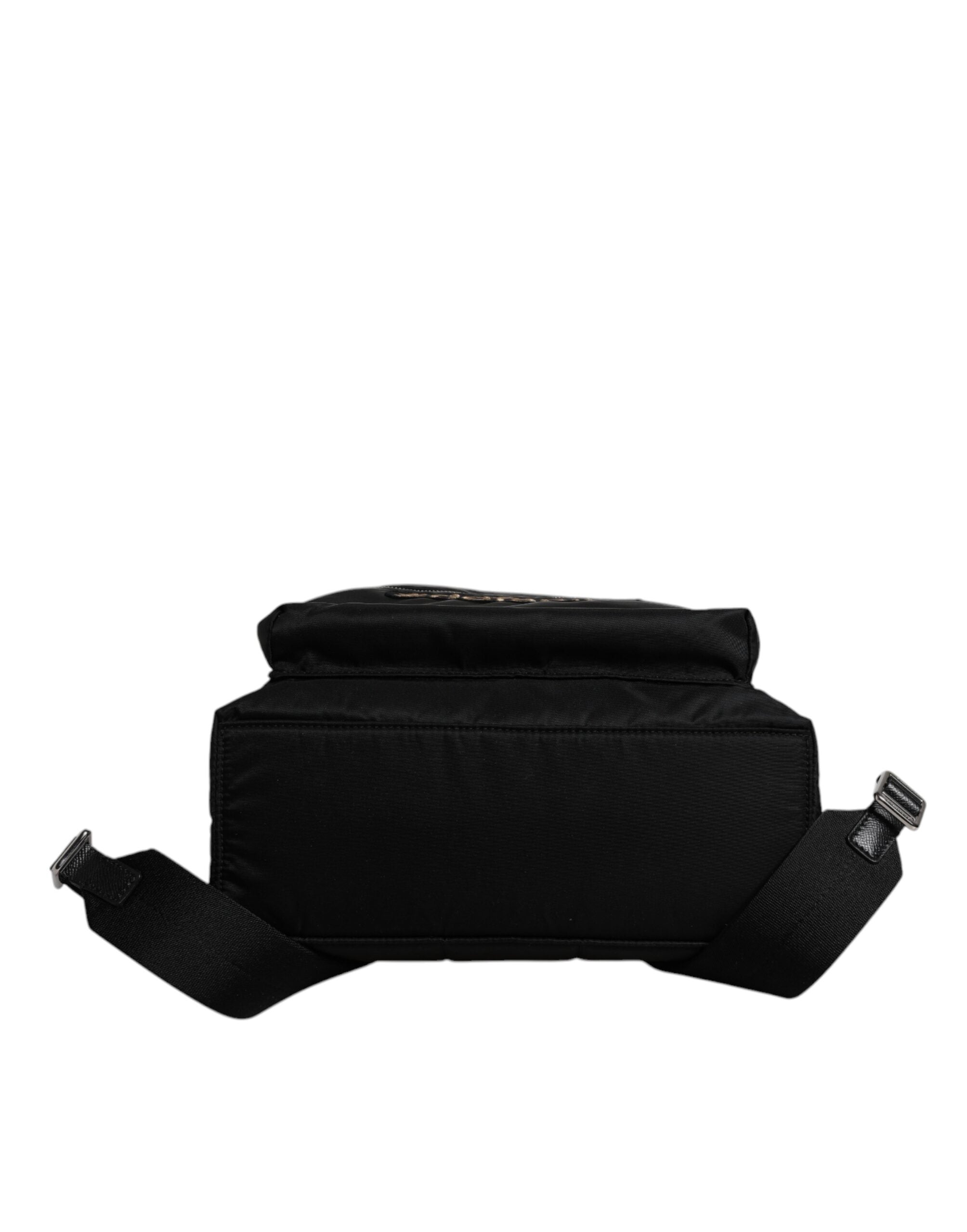 Dolce & Gabbana Black Nylon #DGFAMILY Embellished Backpack VULCANO Bag Dolce & Gabbana