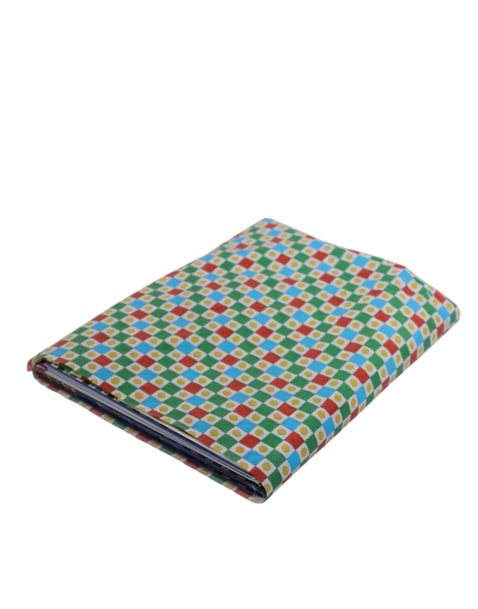 Dolce & Gabbana Multicolor Carretto Siciliano Envelope Post Card Holder Dolce & Gabbana