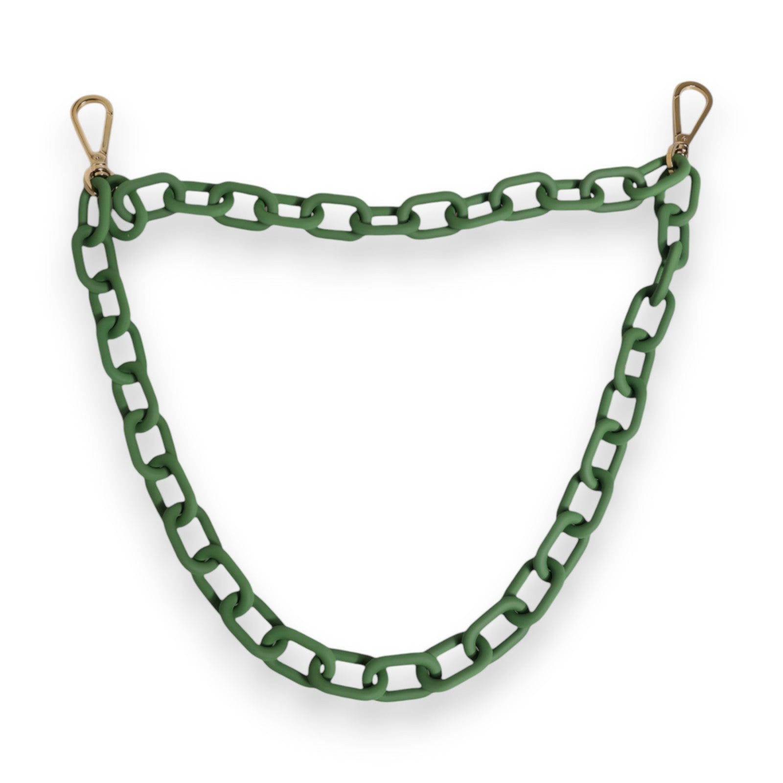 Dolce & Gabbana Green Plexy Acrylic Chunky Gold Hardware Wallet Chain Dolce & Gabbana