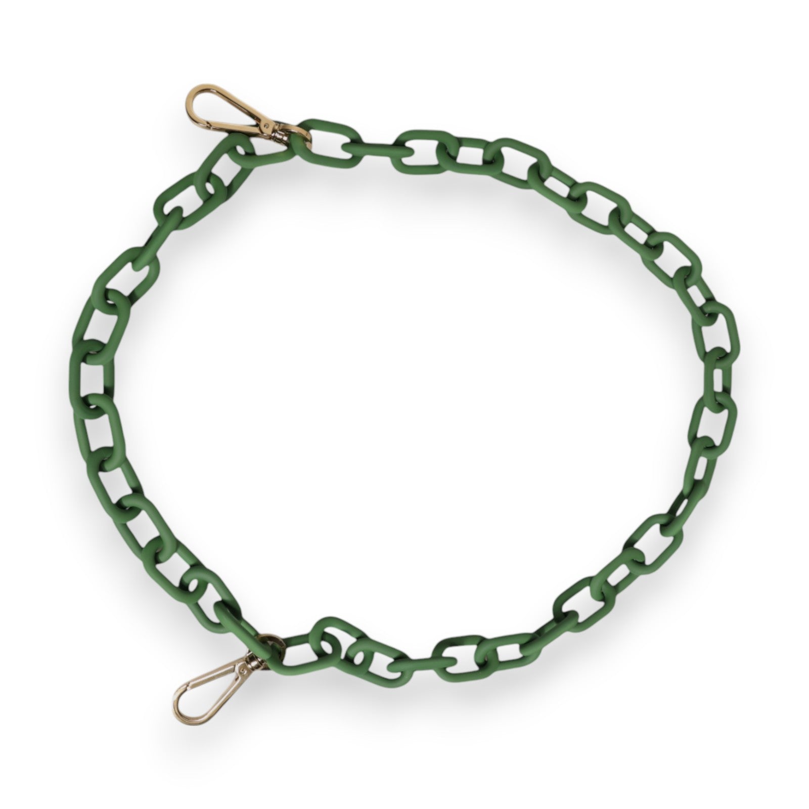 Dolce & Gabbana Green Plexy Acrylic Chunky Gold Hardware Wallet Chain Dolce & Gabbana