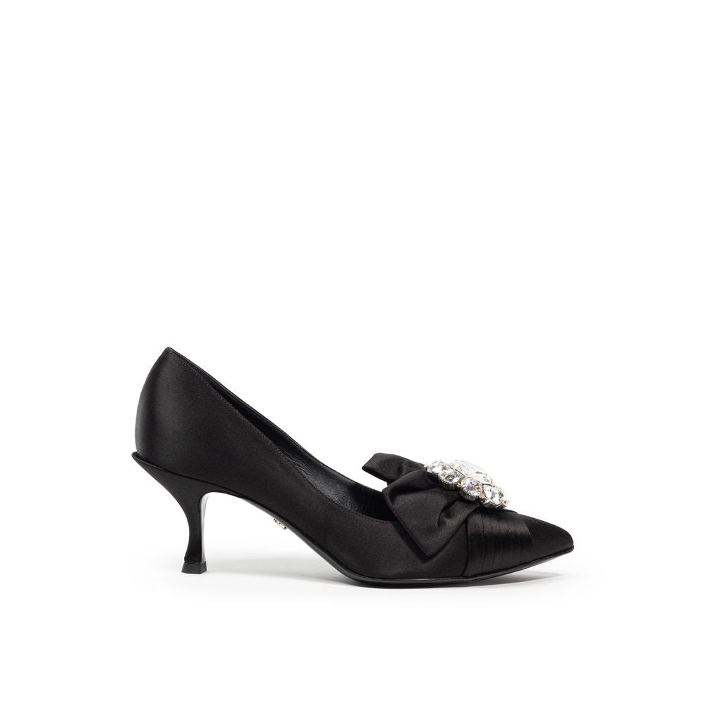 Dolce & Gabbana Black Viscose Pumps Dolce & Gabbana