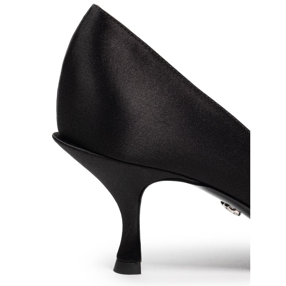Dolce & Gabbana Black Viscose Pumps Dolce & Gabbana
