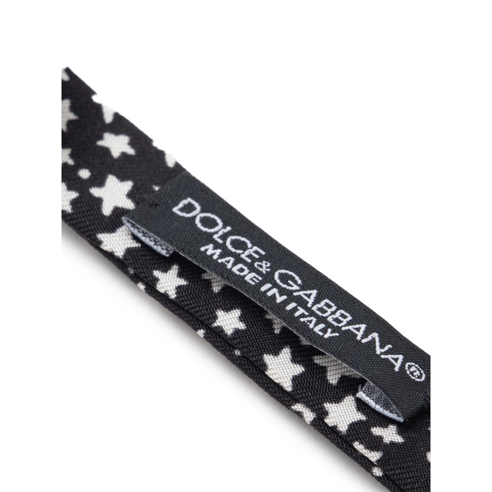 Dolce & Gabbana Black Silk Bowtie Dolce & Gabbana