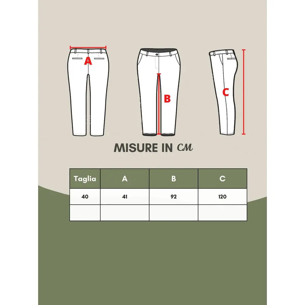 Bottega Veneta Multicolor Viscose Casual Pants Bottega Veneta