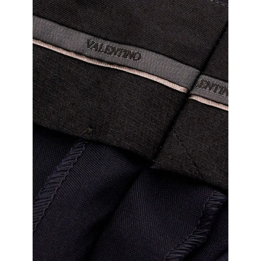 Valentino Black Wool Dress Pants Valentino