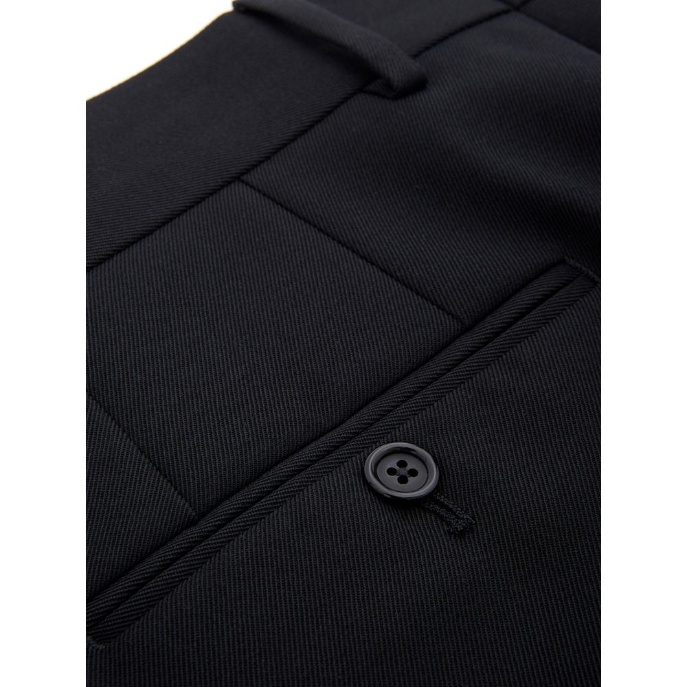 Dolce & Gabbana Black Polyester Dress Pants Dolce & Gabbana