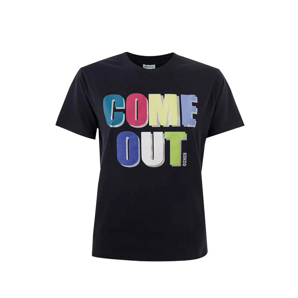Kenzo Black Cotton T-Shirt Kenzo