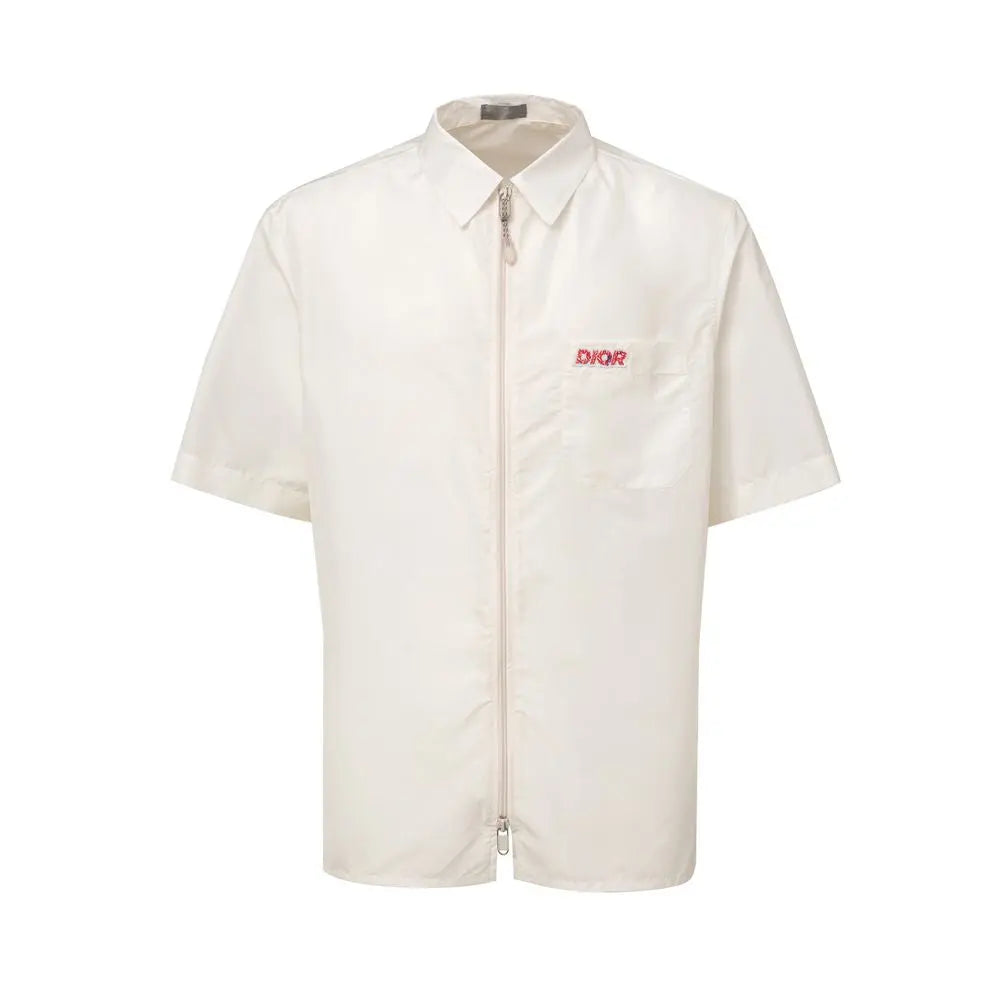 Dior White Polyester Shortsleeve Shirt Dior