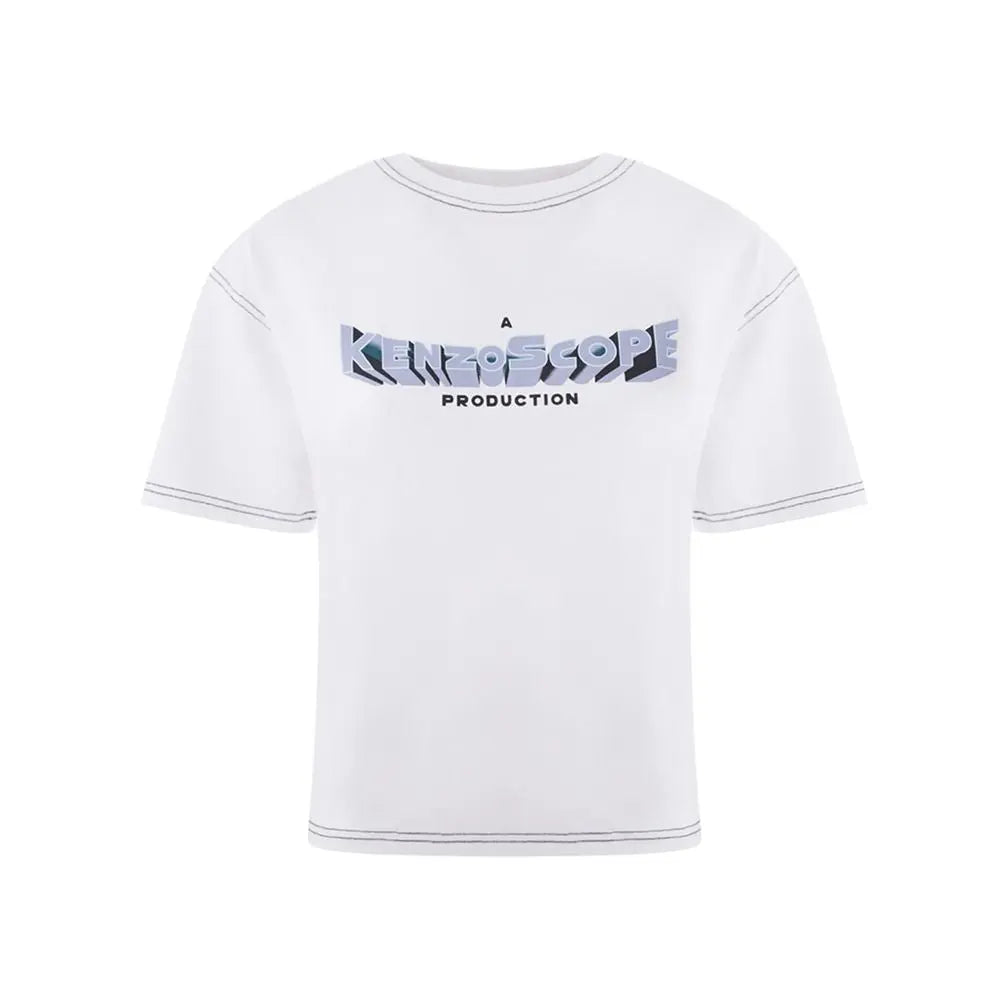 Kenzo White Cotton T-Shirt Kenzo