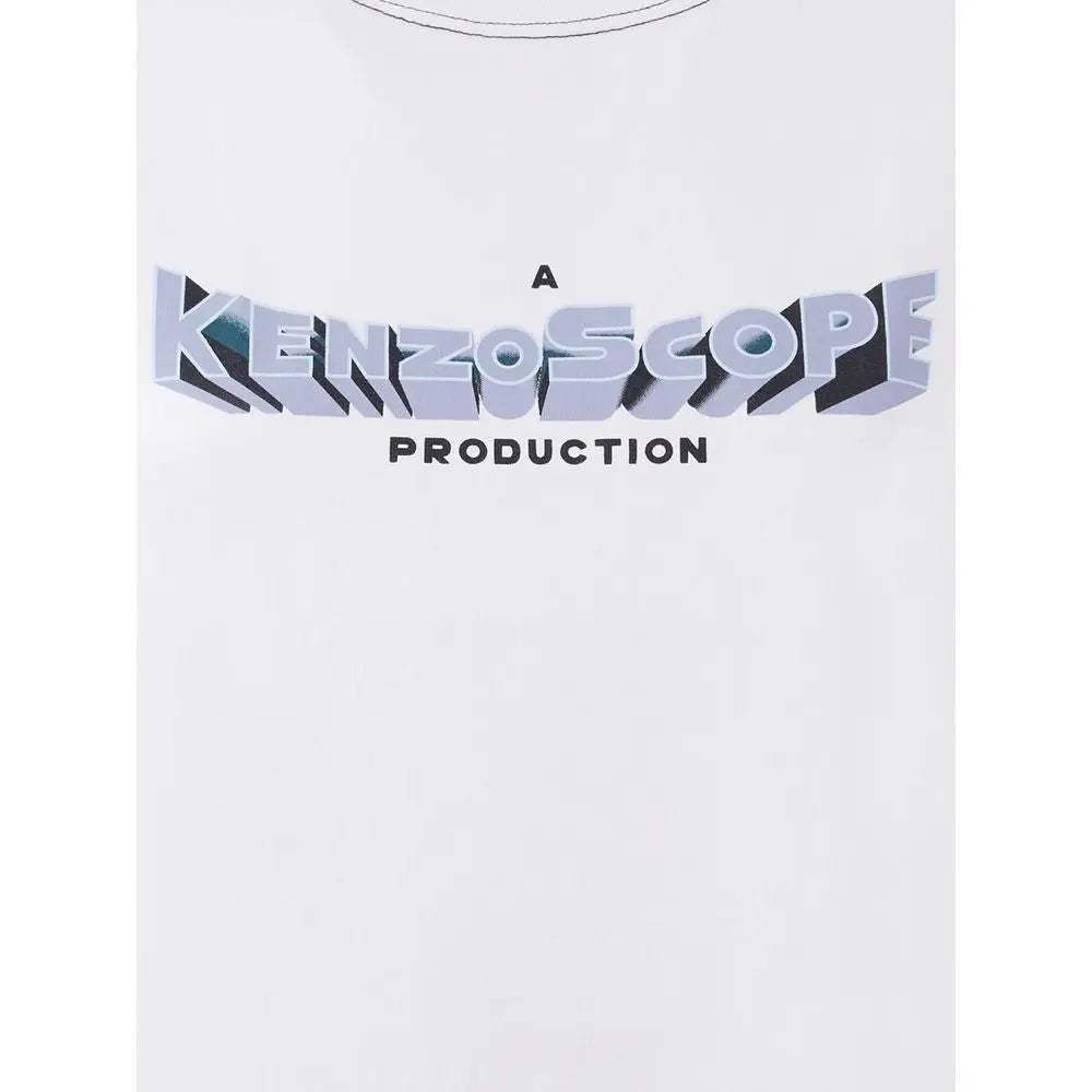 Kenzo White Cotton T-Shirt Kenzo