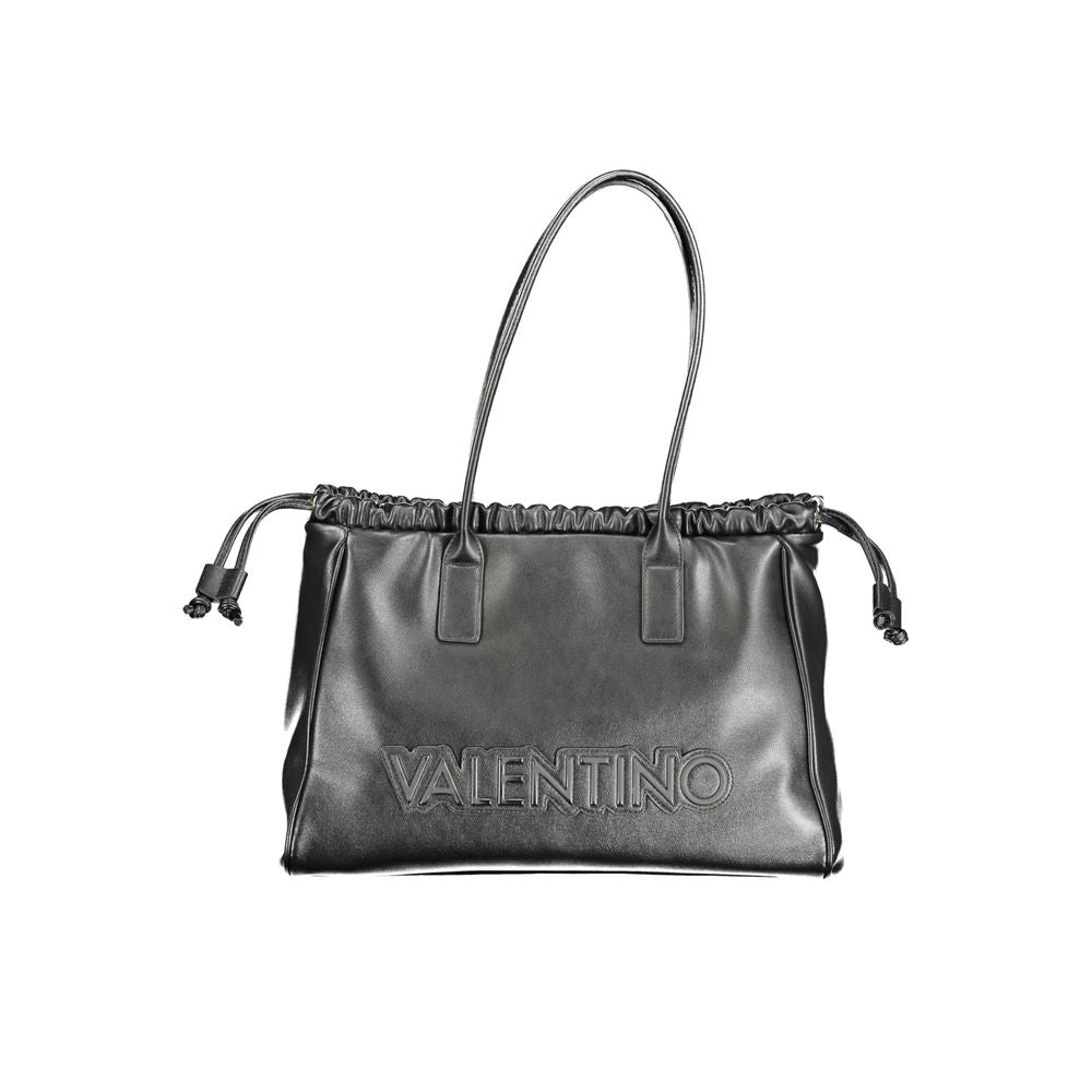 Mario Valentino Black Polyurethane Women Handbag Mario Valentino