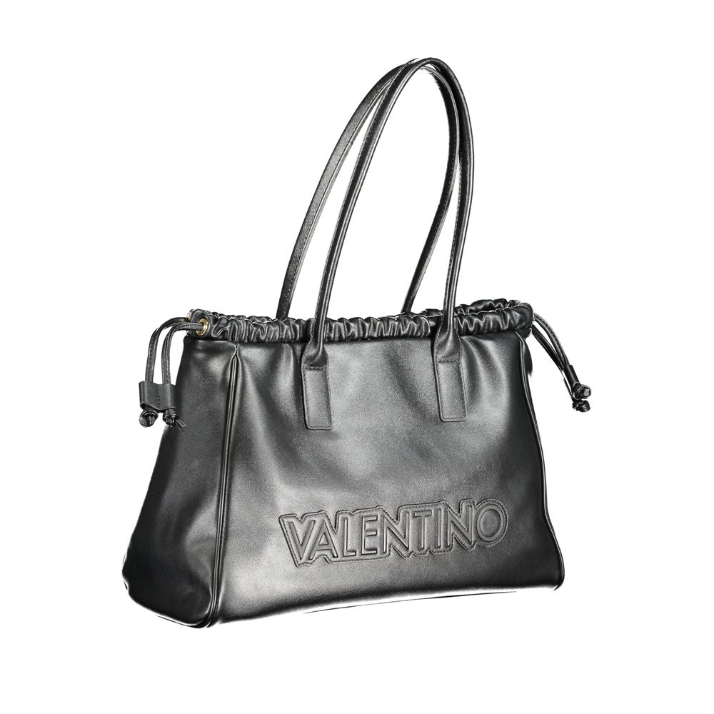 Mario Valentino Black Polyurethane Women Handbag Mario Valentino