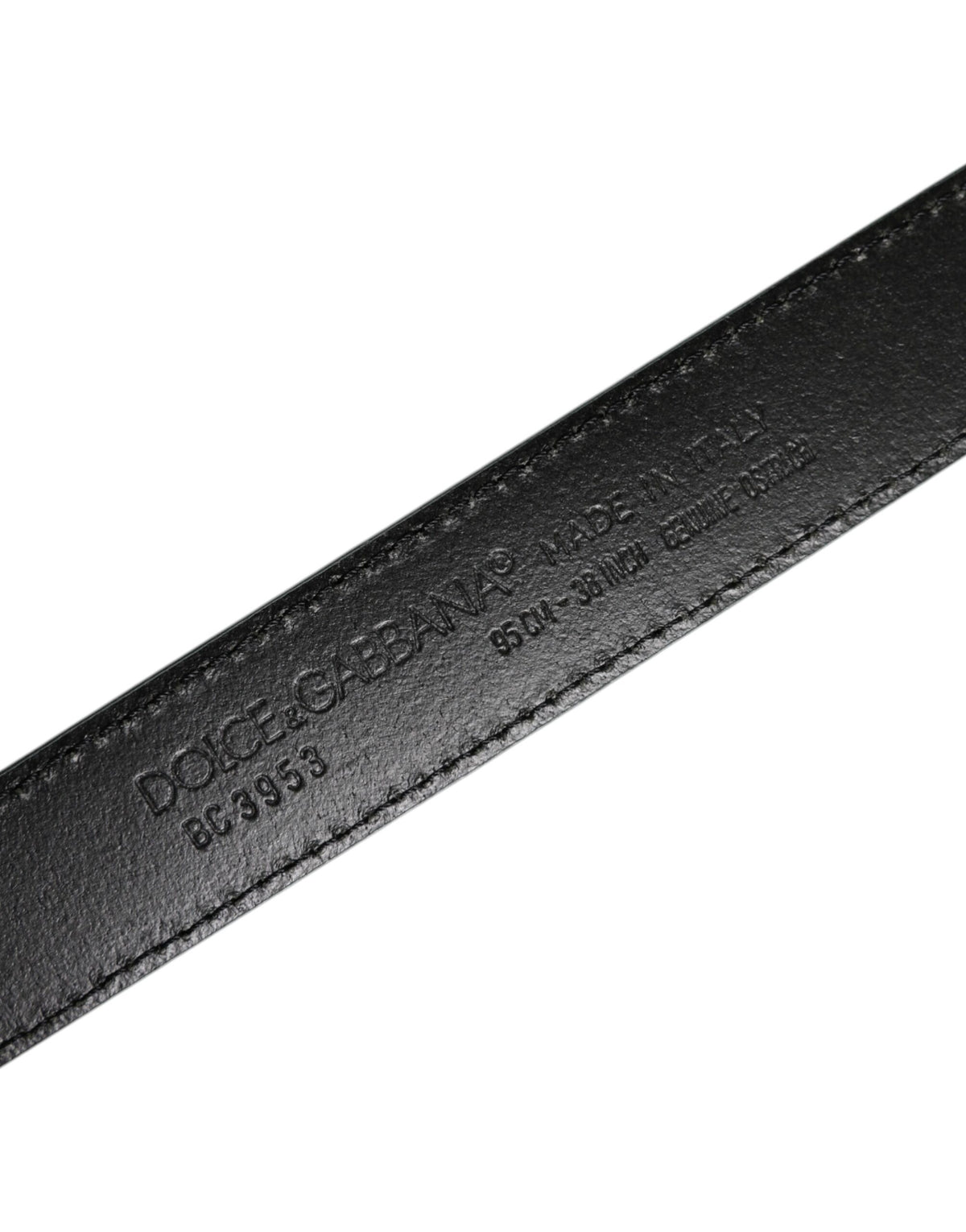 Dolce & Gabbana Green Ostrich Leather Silver Metal Buckle Belt