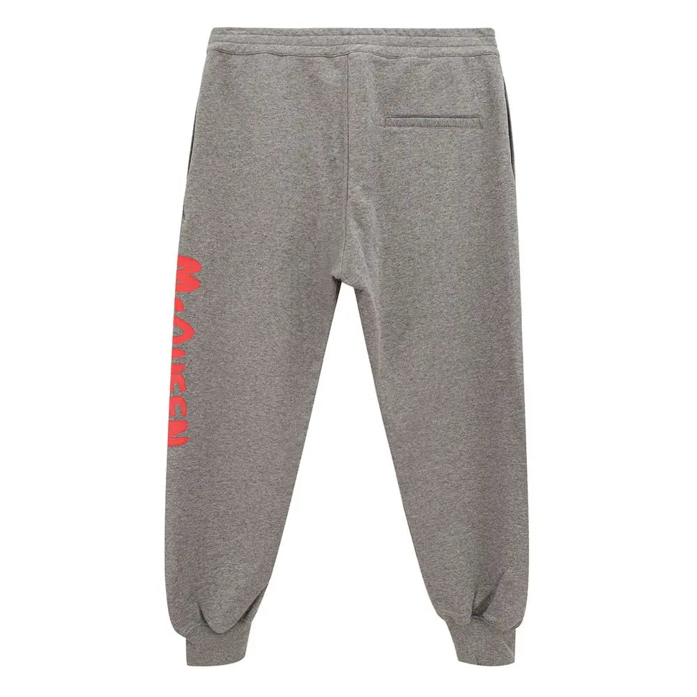 Alexander McQueen Gray Cotton Athletic Pants Alexander McQueen