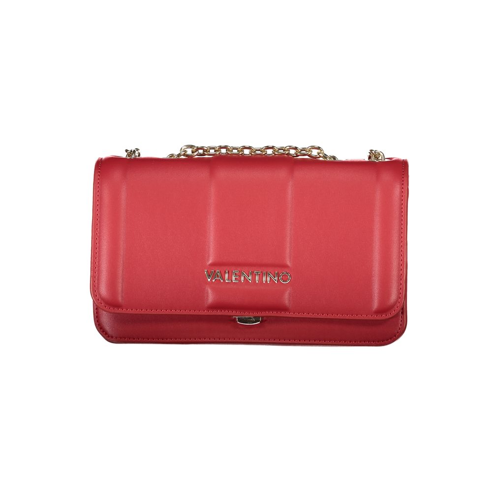 Mario Valentino Rosso Polyurethane Women Shoulder Bag Mario Valentino