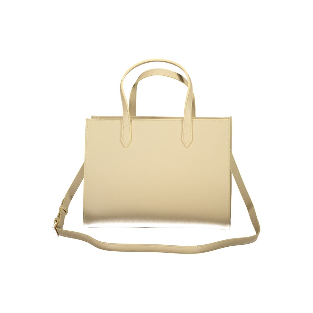Mario Valentino Beige Polyurethane Women Handbag Mario Valentino