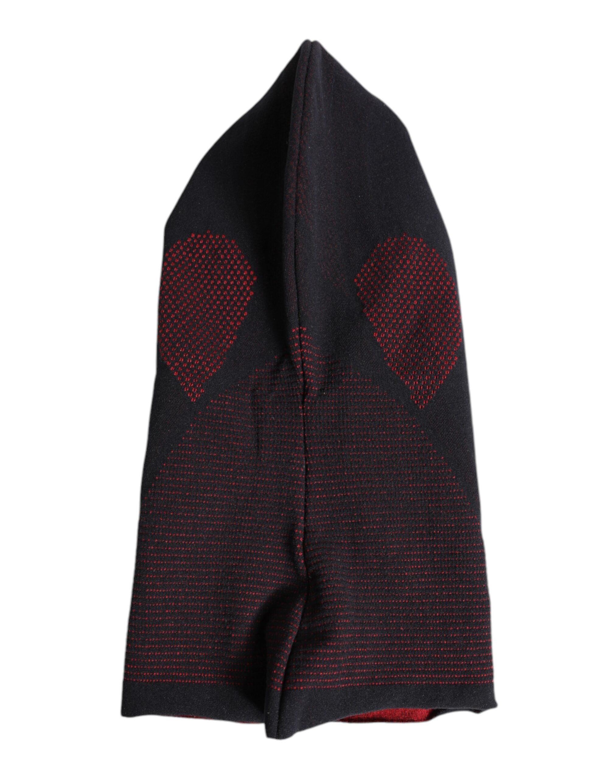Dolce & Gabbana Black Cotton Knitted Ski Mask Balaclava Hat Dolce & Gabbana