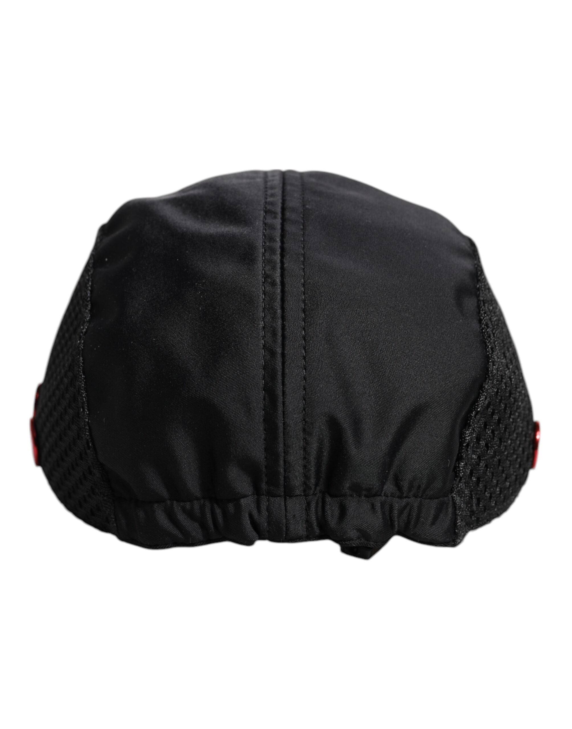 Dolce & Gabbana Black Nylon DG Logo 6 Panels Baseball Cap Dolce & Gabbana