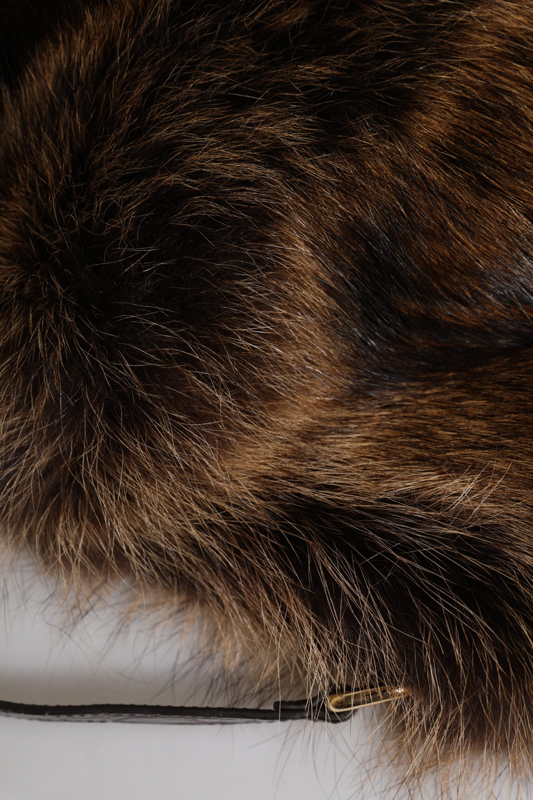 Dolce & Gabbana Brown Fur Women Bucket Hat Dolce & Gabbana