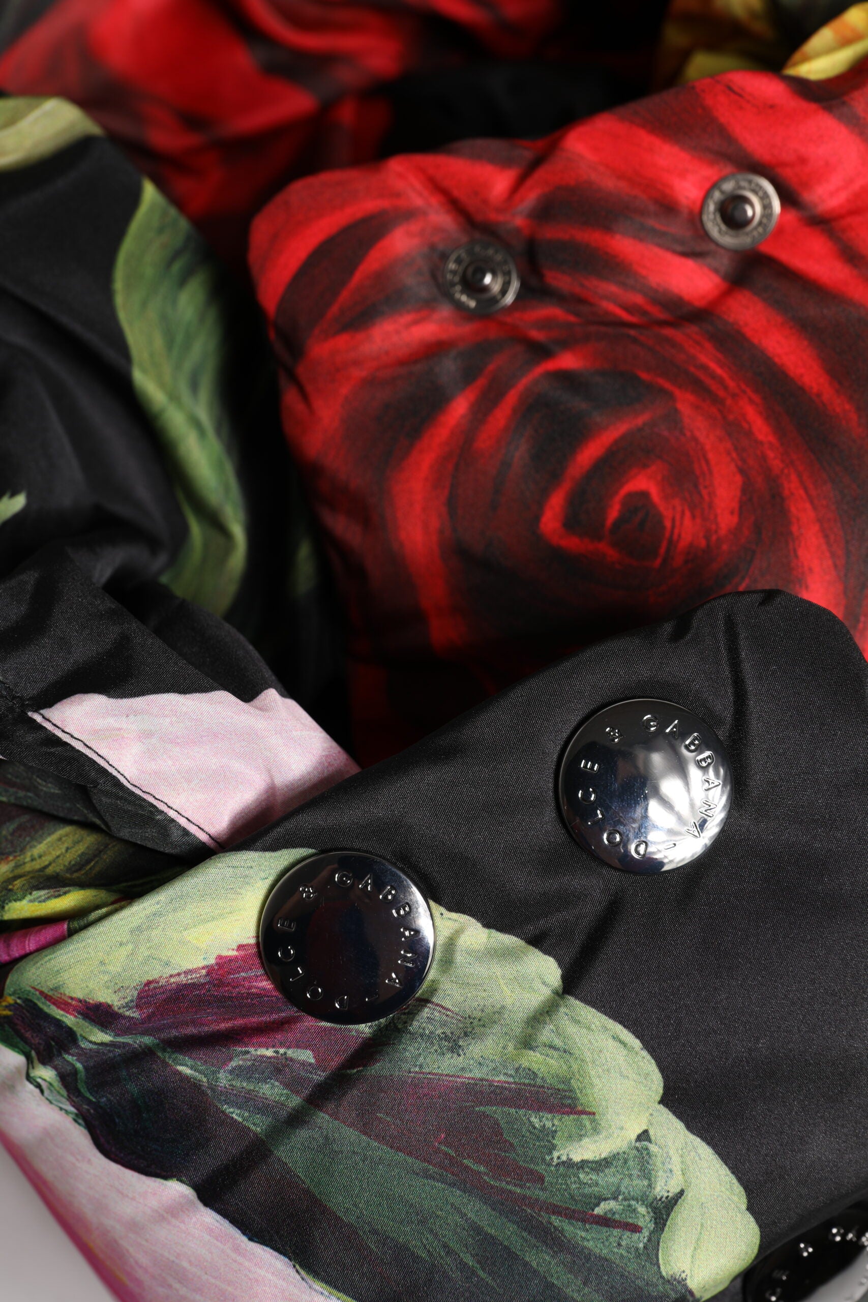 Dolce & Gabbana Black Floral Print Whole Head Wrap Hat Dolce & Gabbana