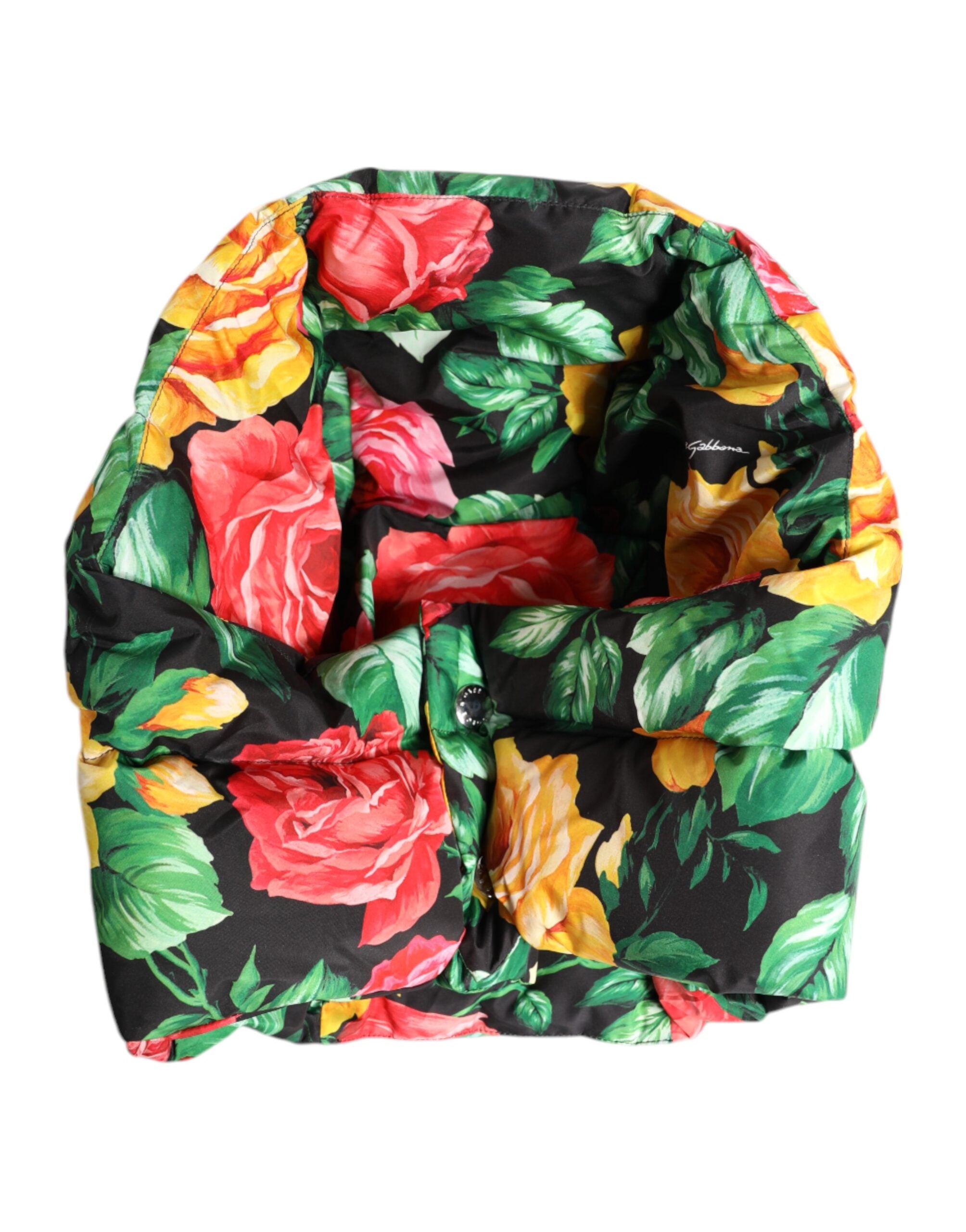 Dolce & Gabbana Multicolor Floral Print Whole Head Wrap Hat Dolce & Gabbana