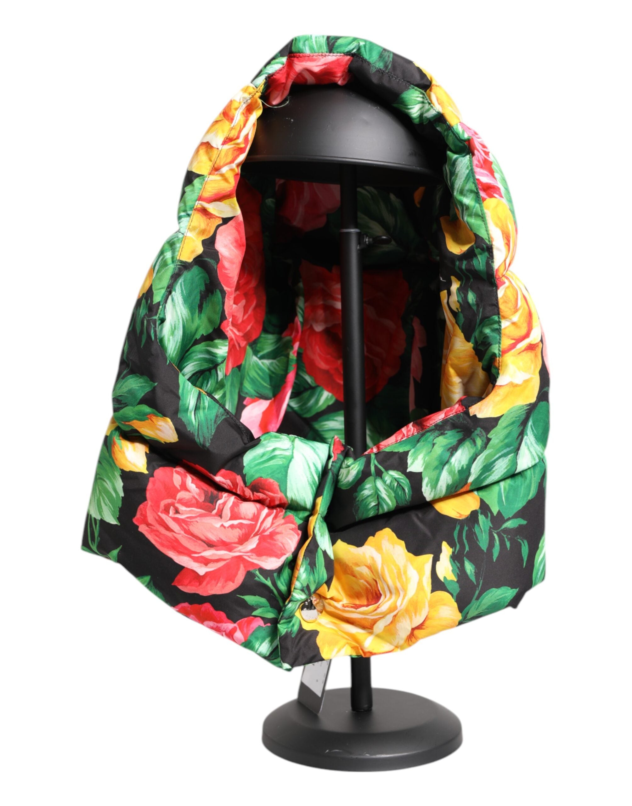 Dolce & Gabbana Multicolor Floral Print Whole Head Wrap Hat Dolce & Gabbana
