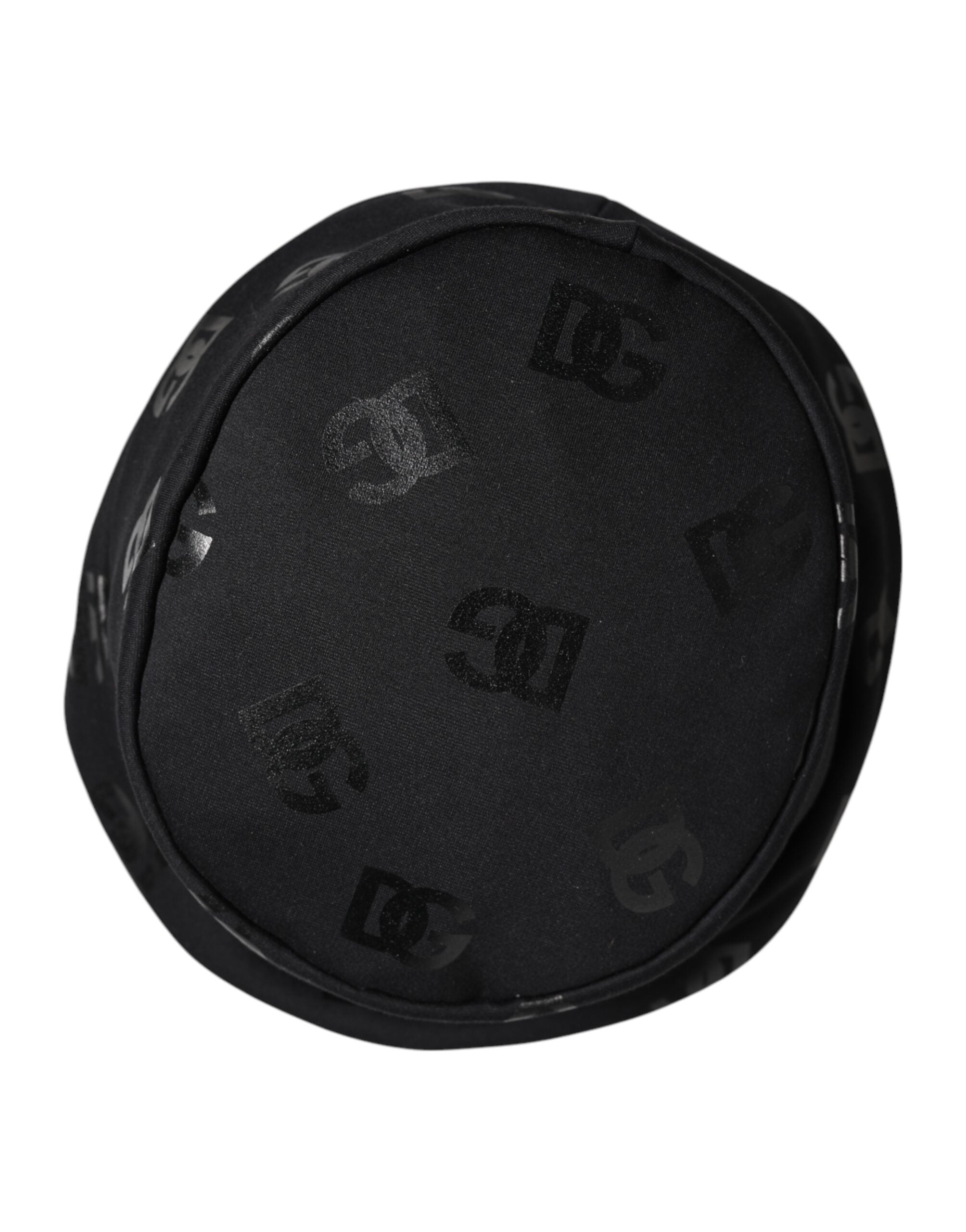 Dolce & Gabbana Black DG Monogram Polyester Jacquard Bucket Hat Dolce & Gabbana