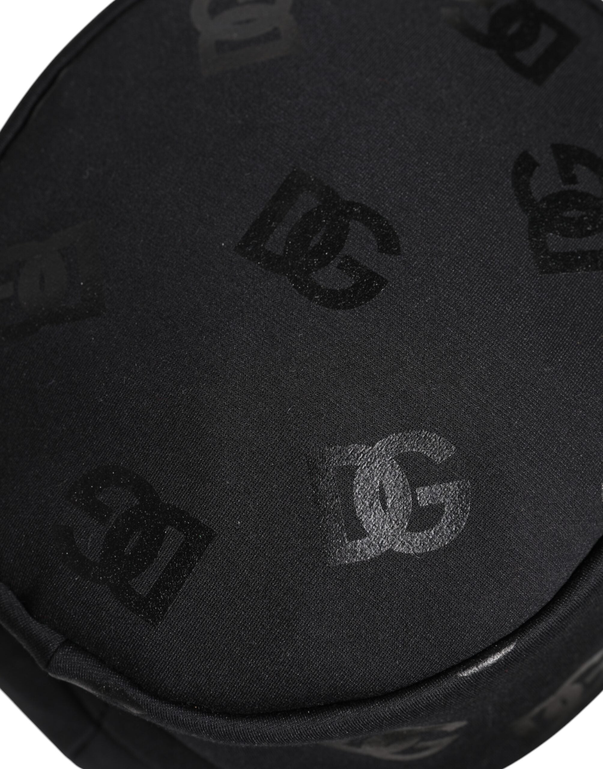 Dolce & Gabbana Black DG Monogram Polyester Jacquard Bucket Hat Dolce & Gabbana