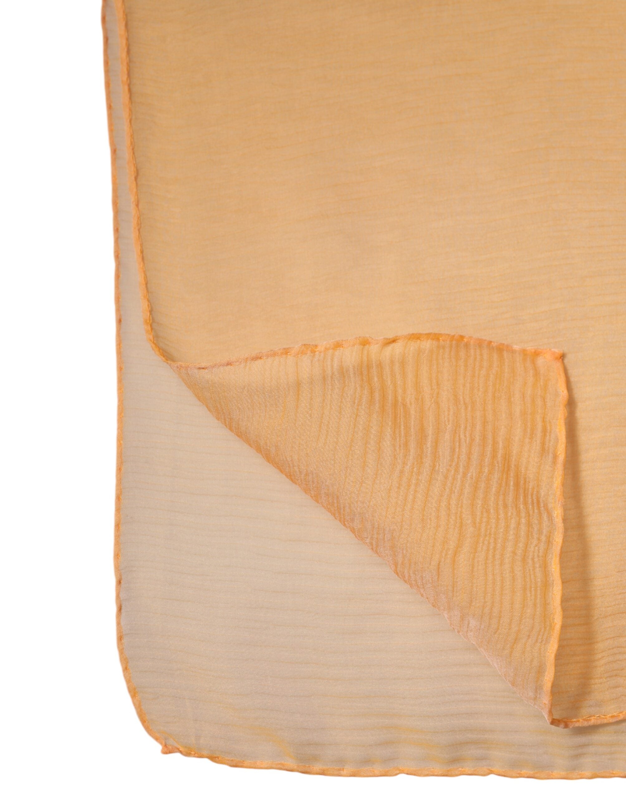 Dolce & Gabbana Orange Silk Rectangle Wrap Shawl Scarf Dolce & Gabbana